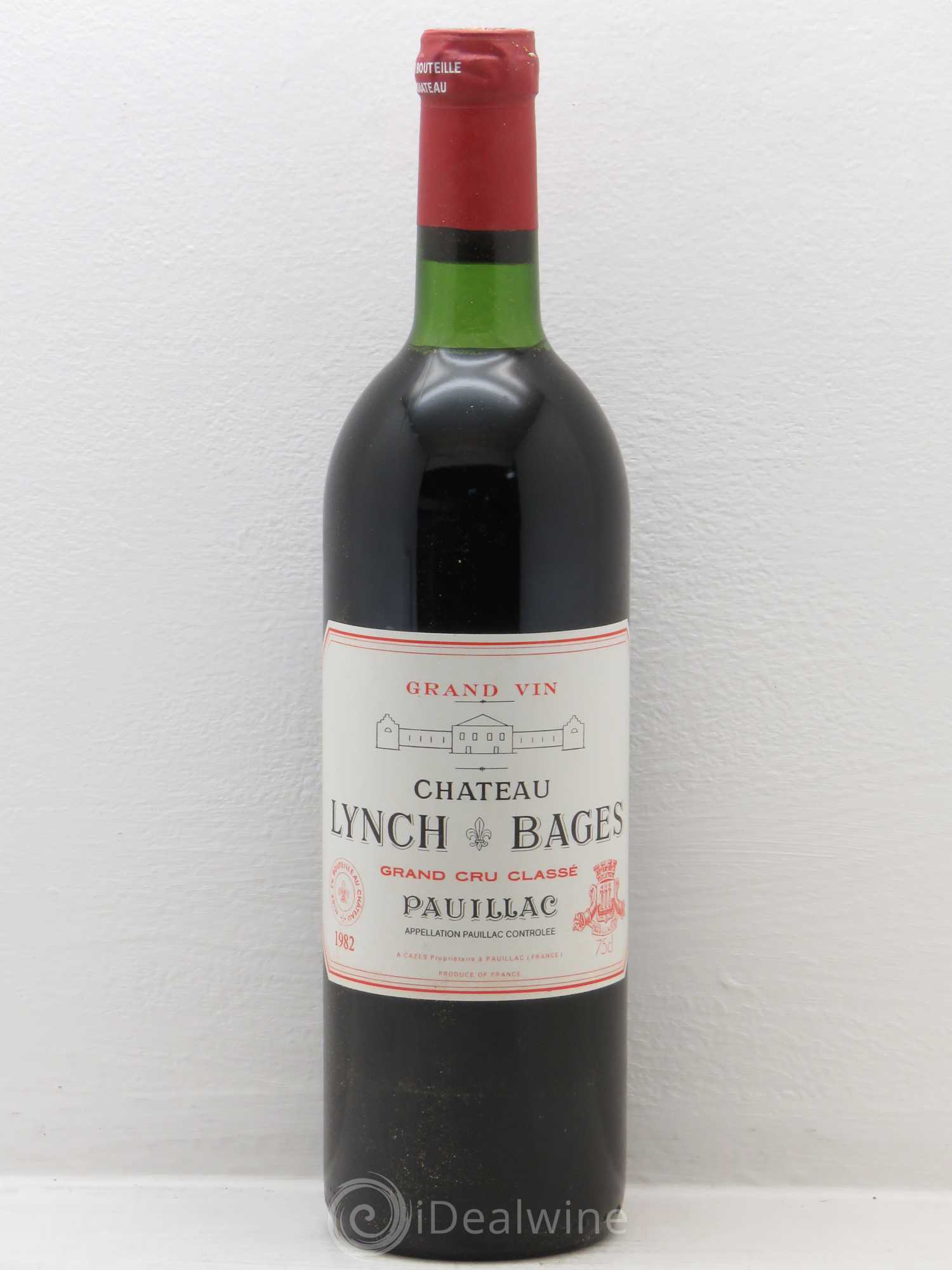 Château Lynch Bages 5ème Grand Cru Classé 1982 - Lot de 1 bouteille - 0