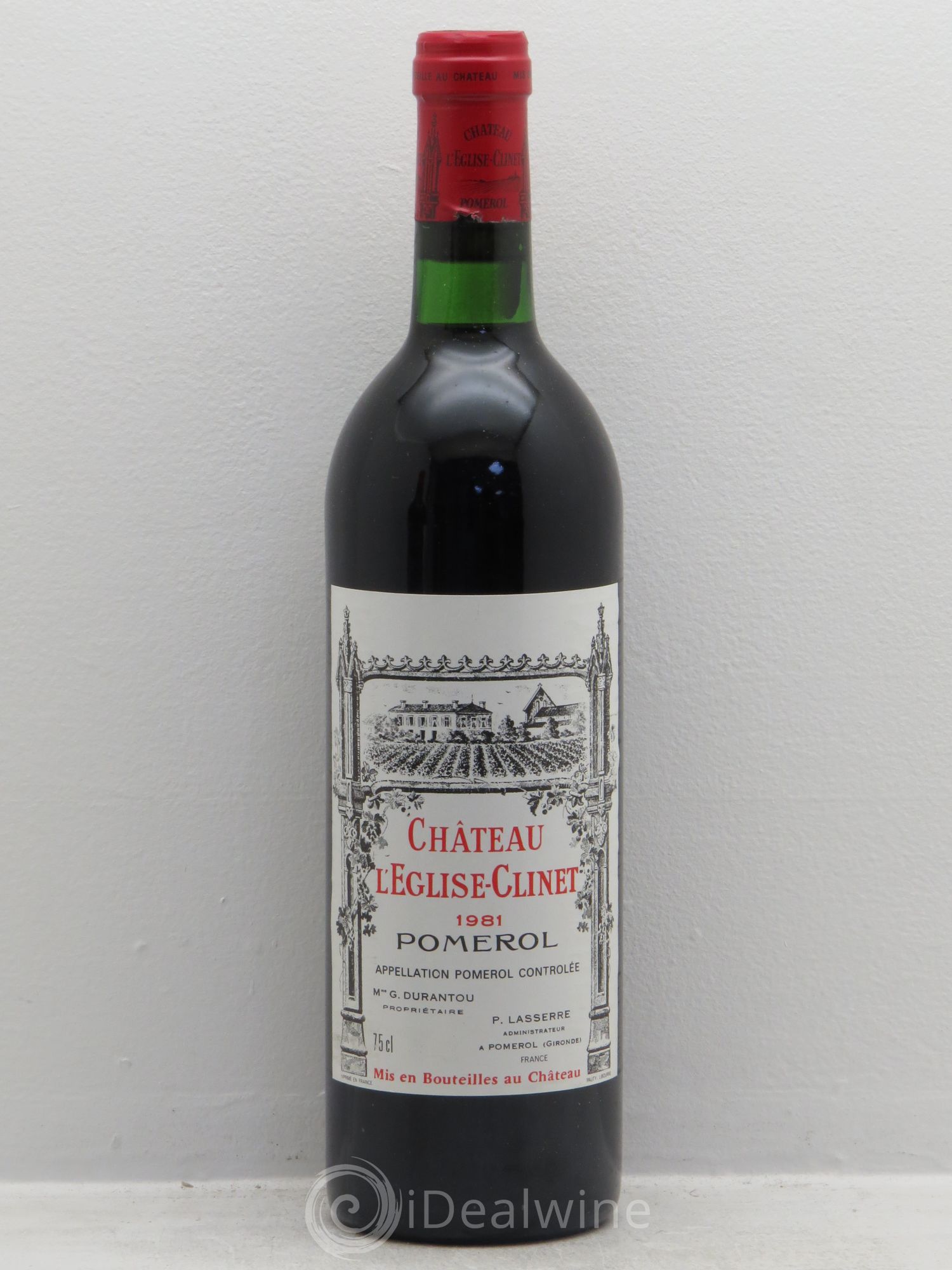 Château l' Église Clinet 1981 - Lot de 6 bouteilles - 0