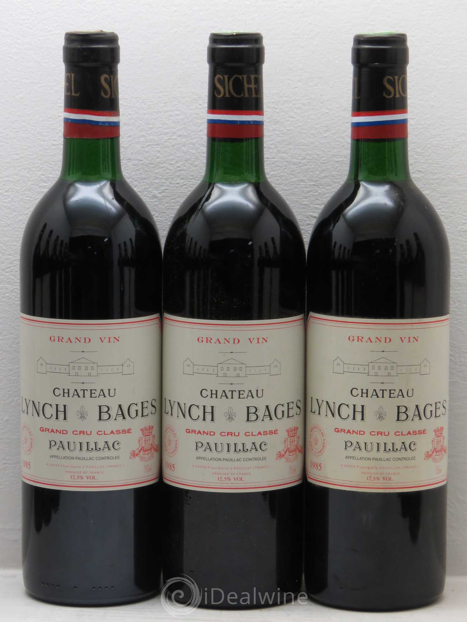 Château Lynch Bages 5ème Grand Cru Classé 1985 - Lot de 12 bouteilles - 1