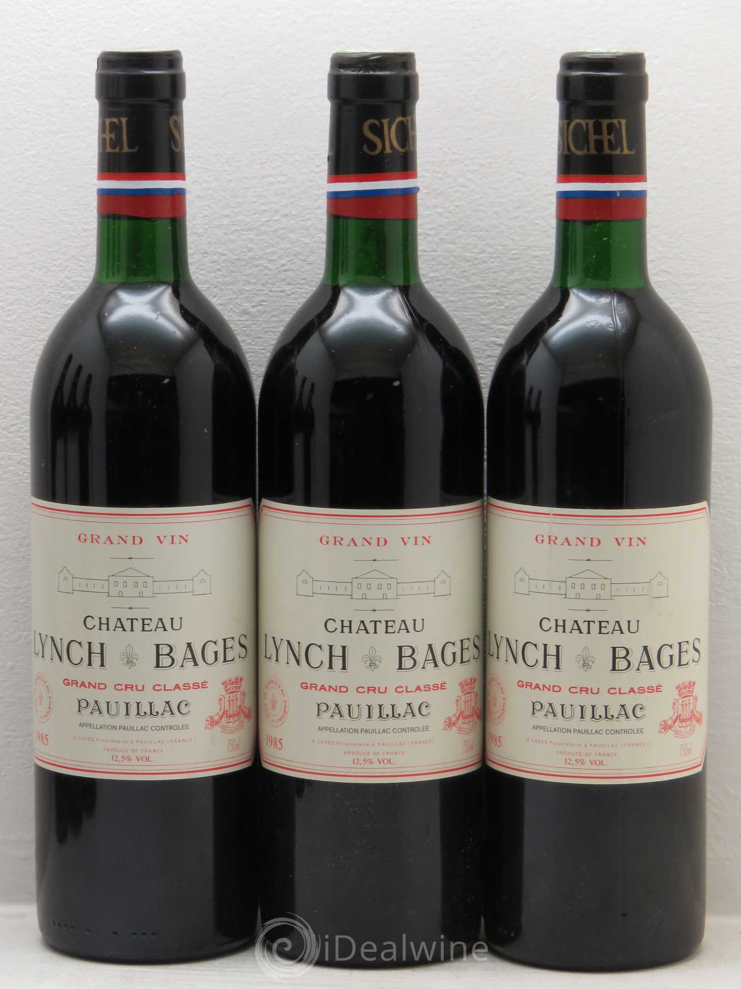 Château Lynch Bages 5ème Grand Cru Classé 1985 - Lot de 12 bouteilles - 3