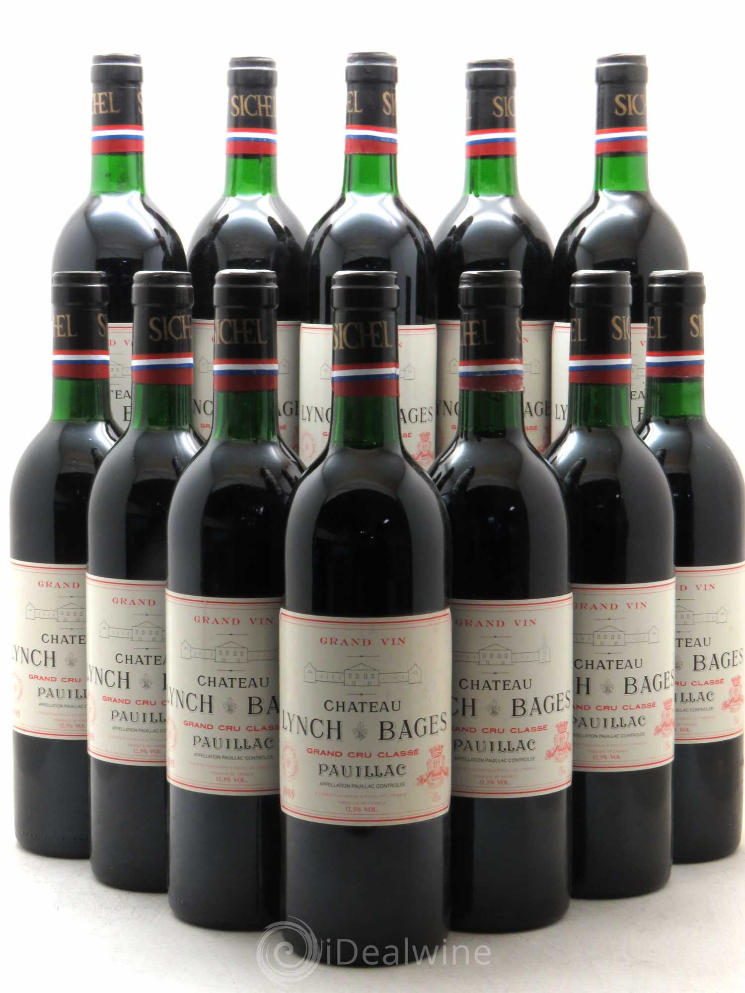 Château Lynch Bages 5ème Grand Cru Classé 1985 - Lot de 12 bouteilles - 0