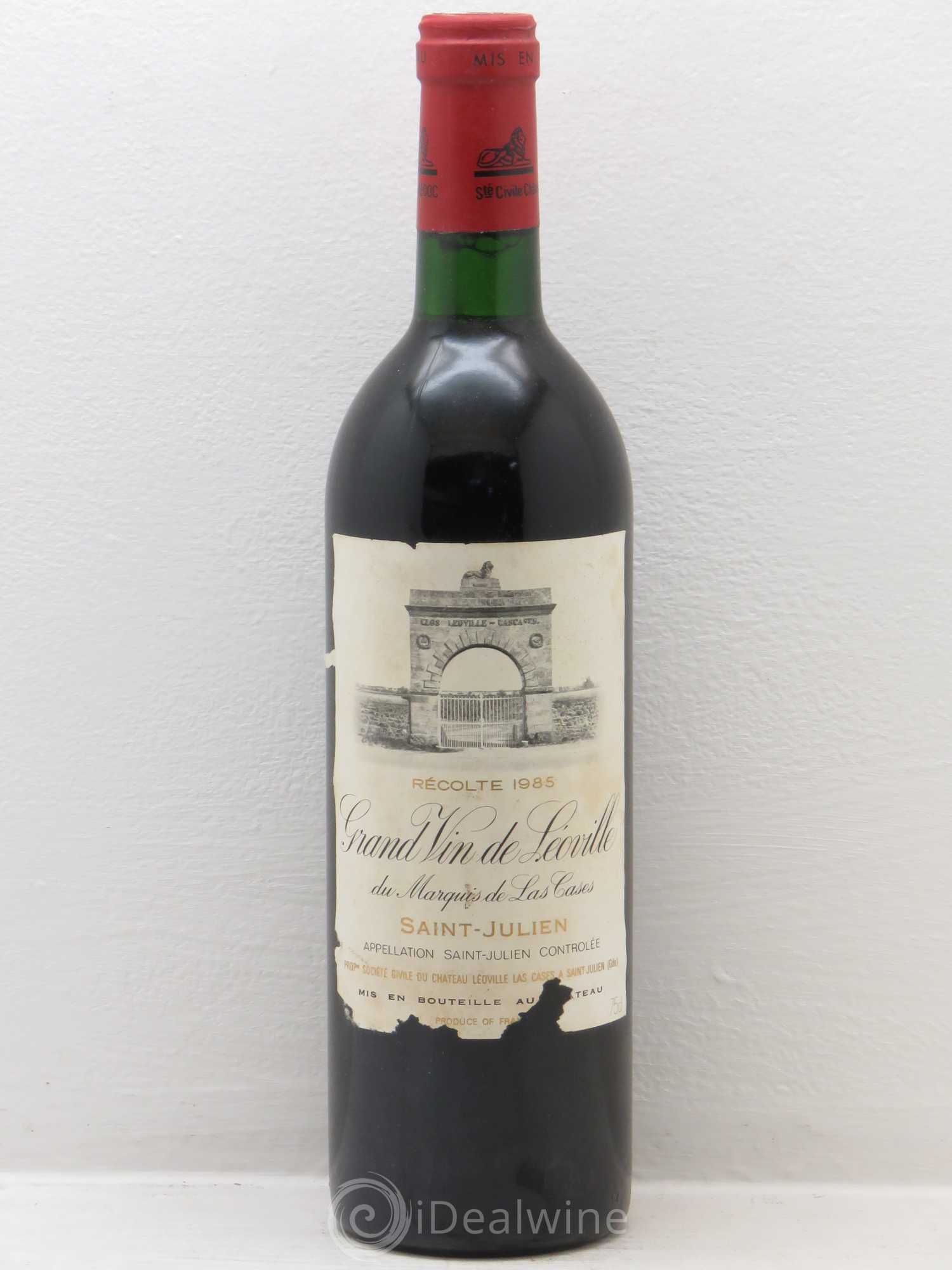 Château Léoville Las Cases 2ème Grand Cru Classé 1985 - Lot de 1 bouteille - 0