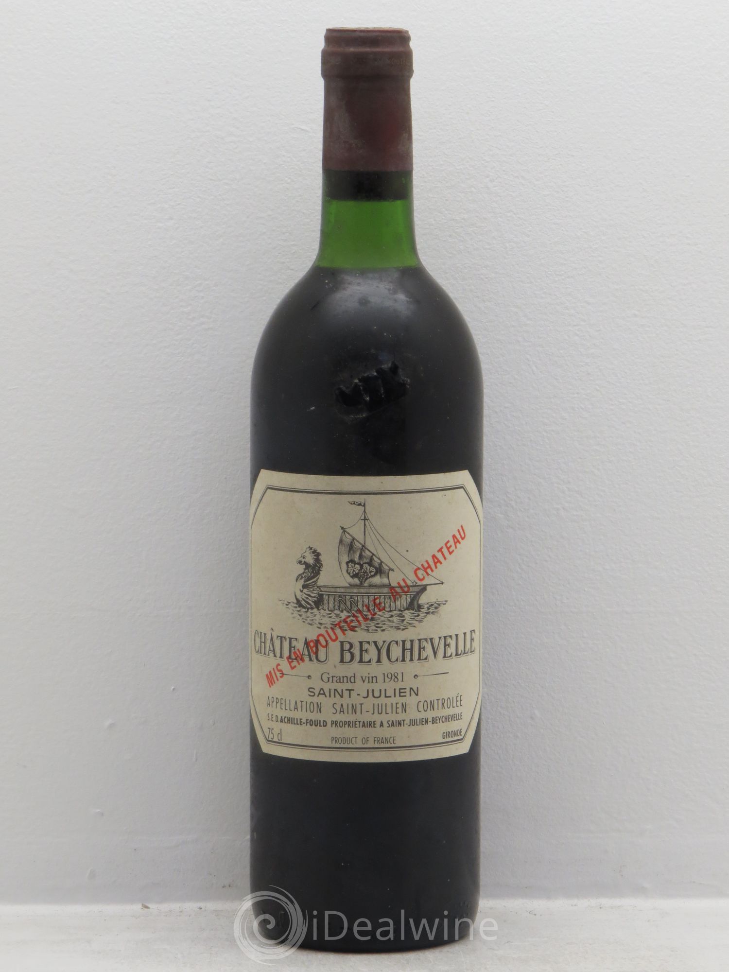 Château Beychevelle 4ème Grand Cru Classé 1981 - Lot de 1 bouteille - 0