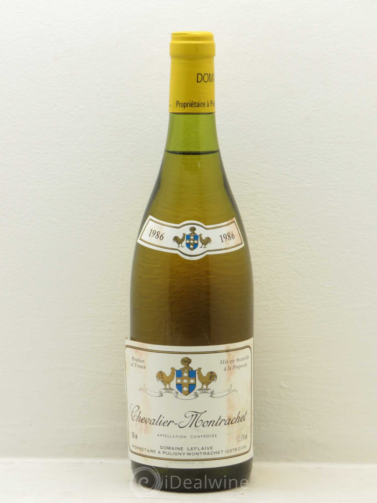 Chevalier-Montrachet Grand Cru Leflaive (Domaine) 1986 - Lot de 1 bouteille - 0
