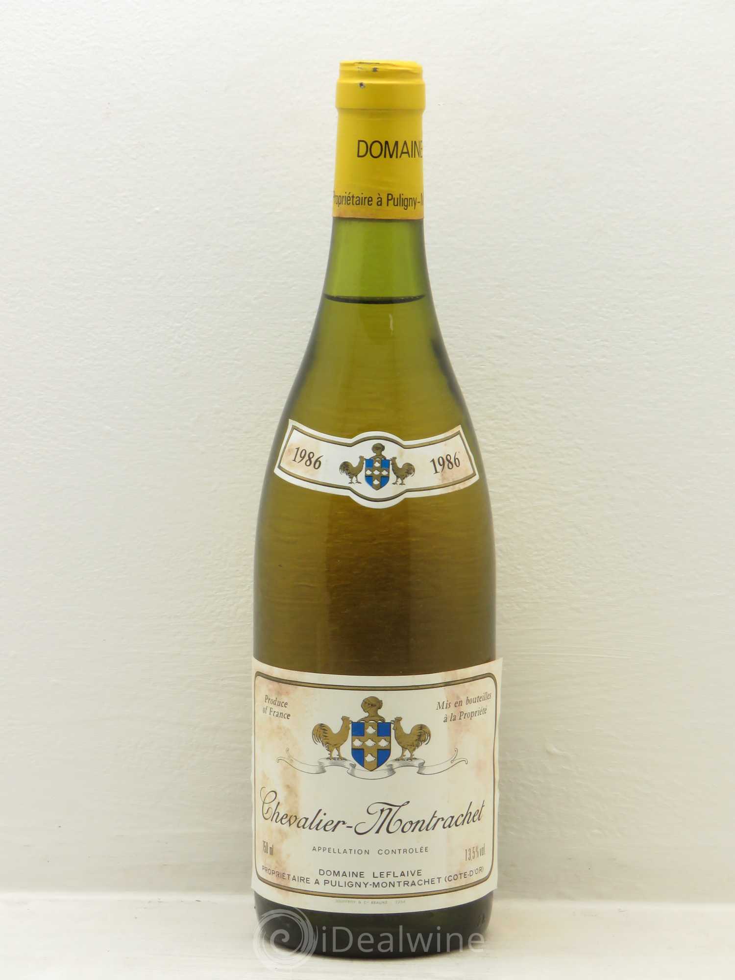 Chevalier-Montrachet Grand Cru Leflaive (Domaine) 1986 - Lot de 1 bouteille - 0