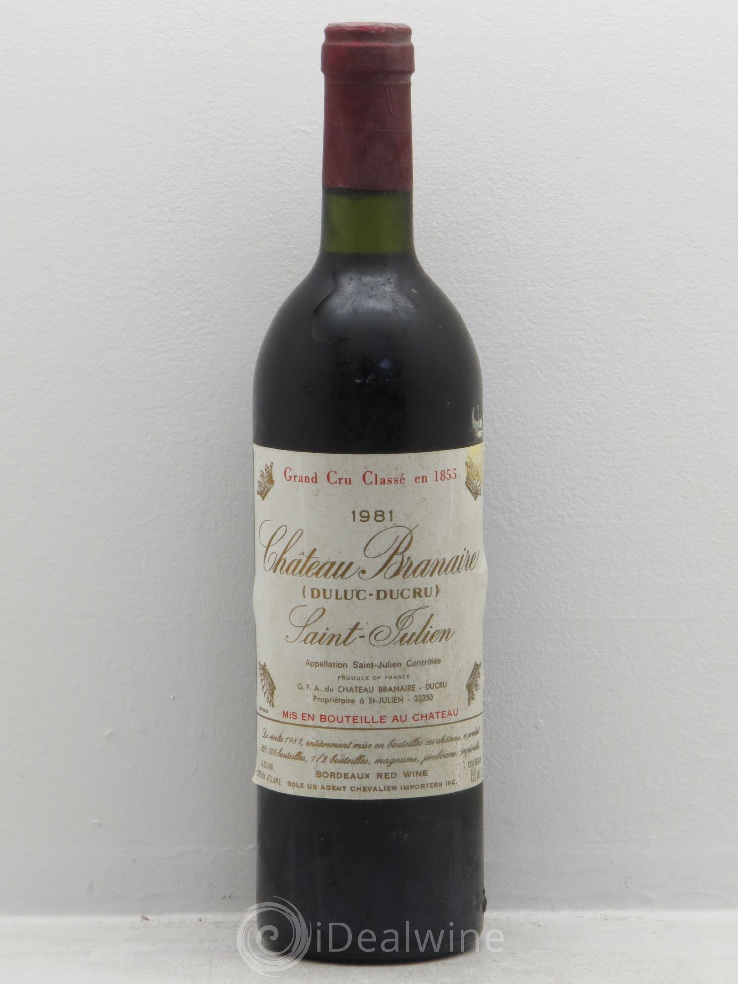 Château Branaire Ducru 4ème Grand Cru Classé 1981 - Lotto di 1 bottiglia - 0