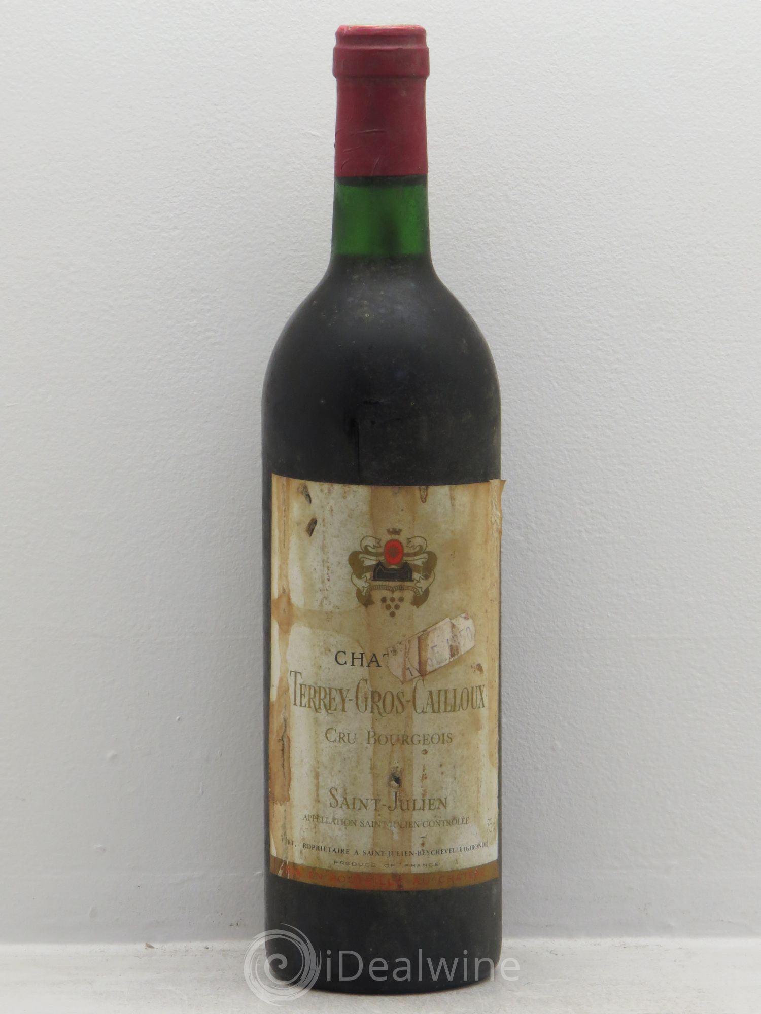 Château Terrey Gros Cailloux Cru Bourgeois 1981 - Lot de 1 bouteille - 0