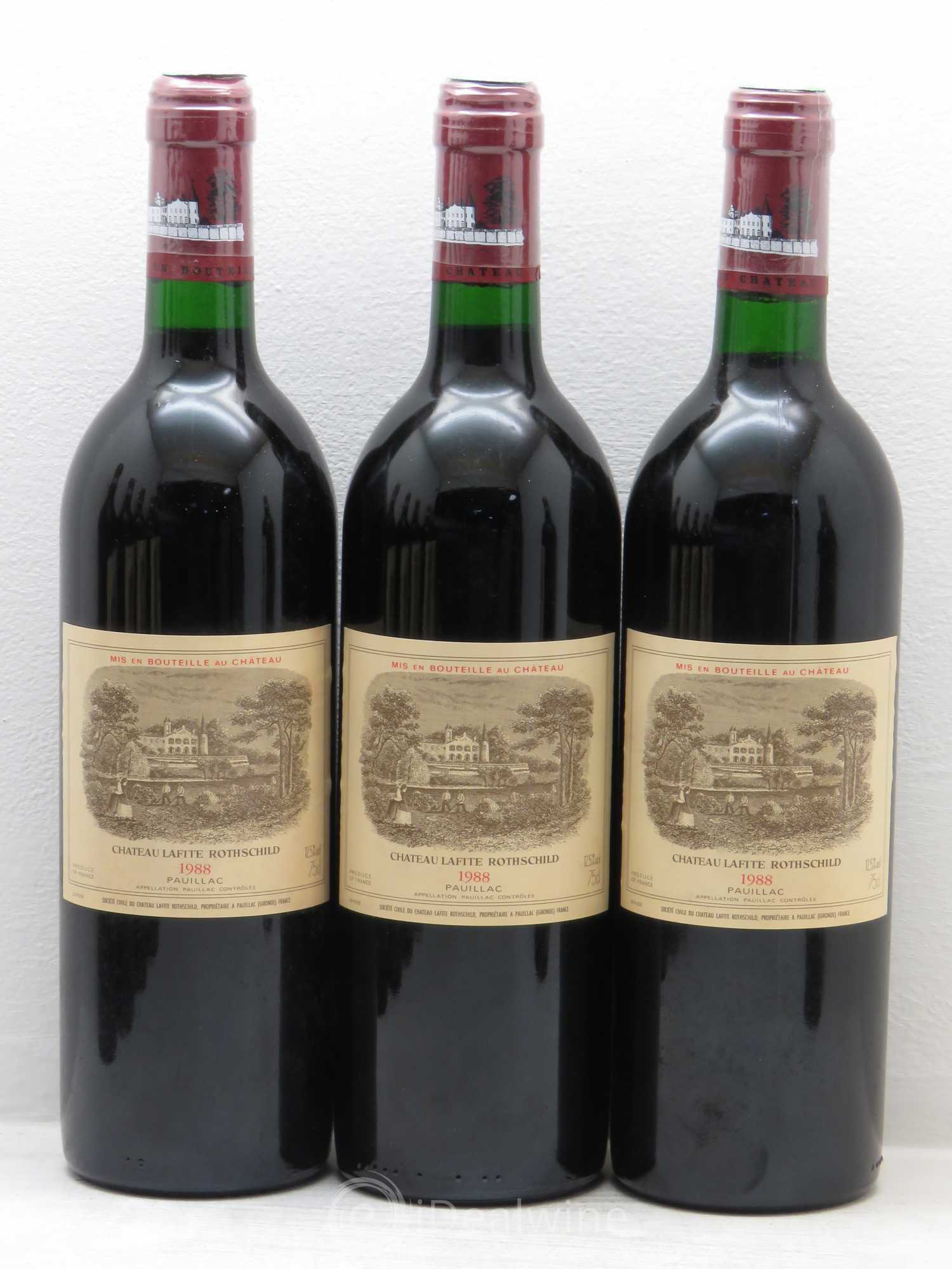 Château Lafite Rothschild 1er Grand Cru Classé 1988 - Lot de 12 bouteilles - 2