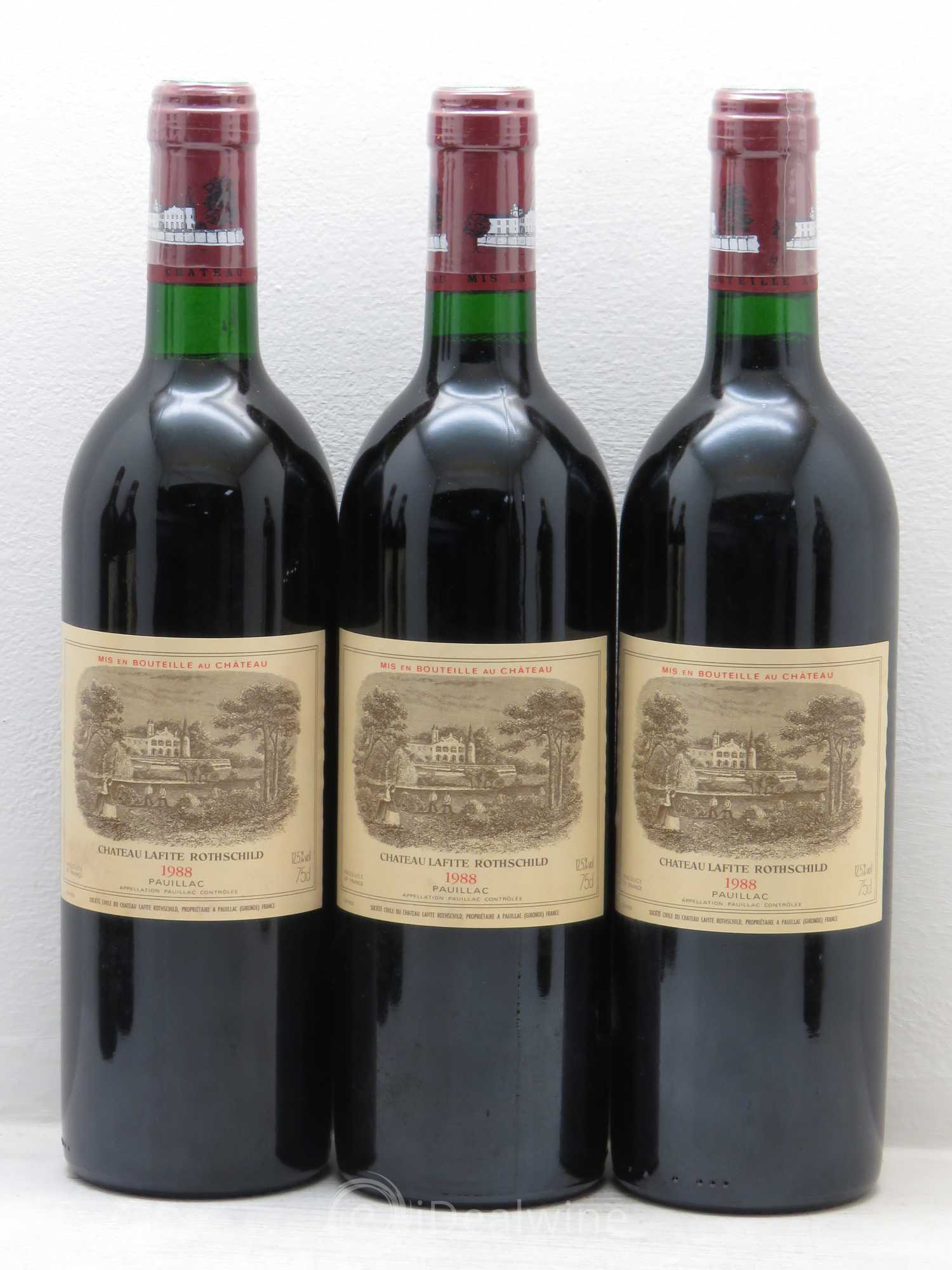 Château Lafite Rothschild 1er Grand Cru Classé 1988 - Lot de 12 bouteilles - 3