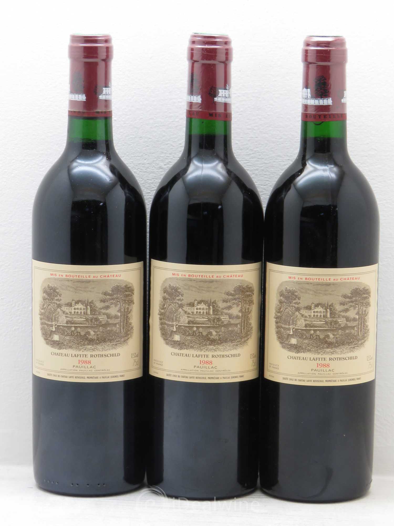 Château Lafite Rothschild 1er Grand Cru Classé 1988 - Lot de 12 bouteilles - 4