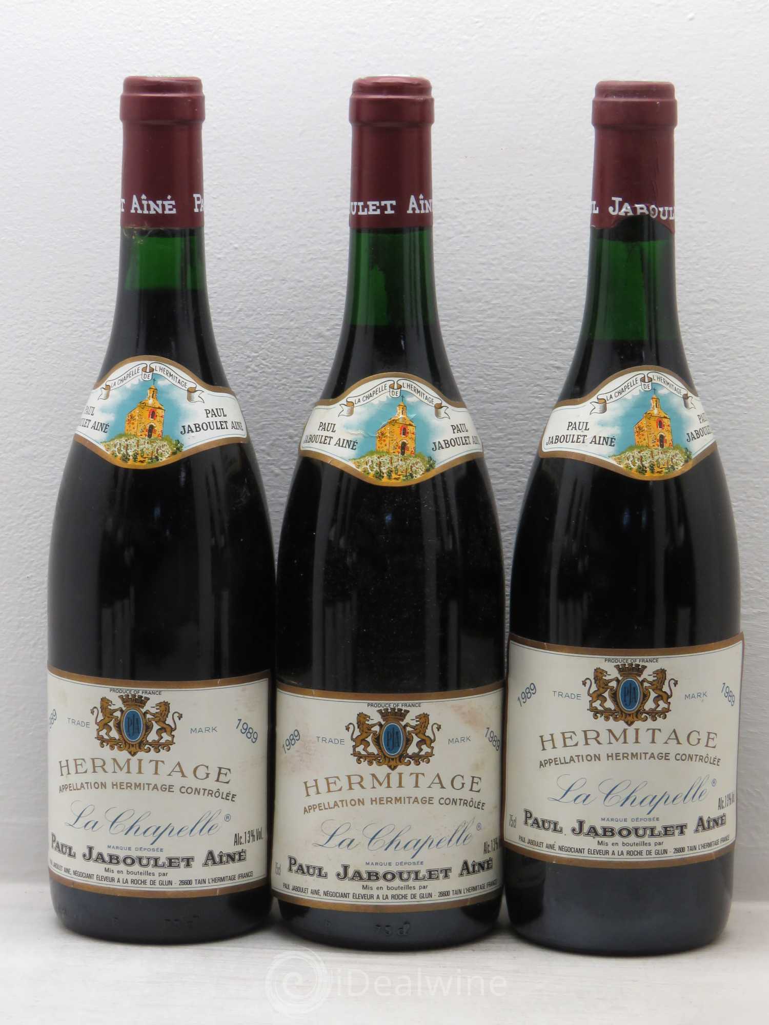 Hermitage La Chapelle Paul Jaboulet Ainé 1989 - Lot de 12 bouteilles - 2