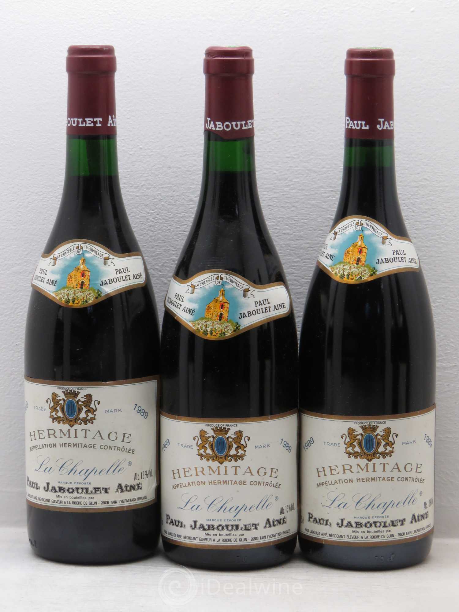 Hermitage La Chapelle Paul Jaboulet Ainé 1989 - Lot de 12 bouteilles - 3