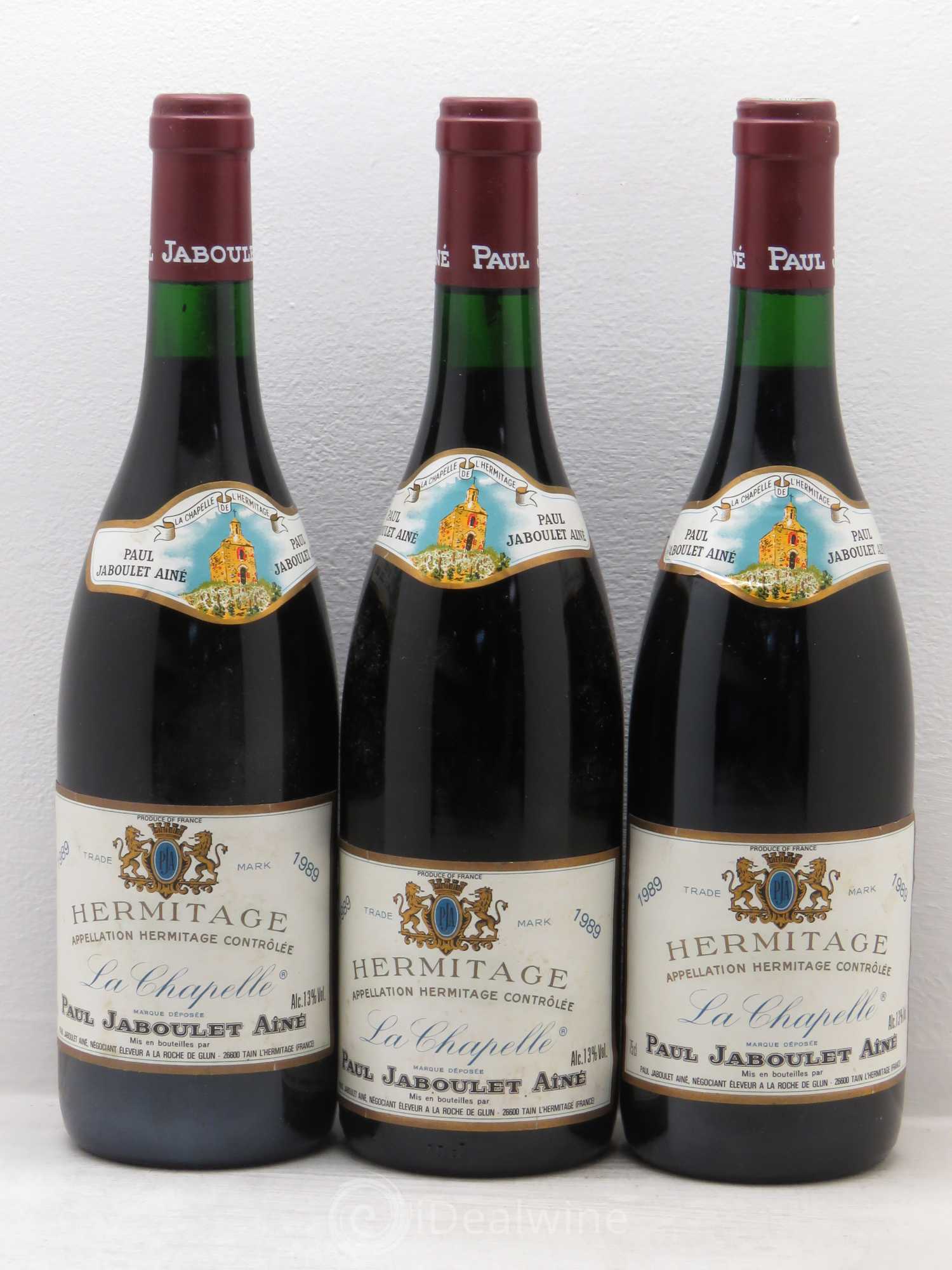 Hermitage La Chapelle Paul Jaboulet Ainé 1989 - Lot de 12 bouteilles - 4