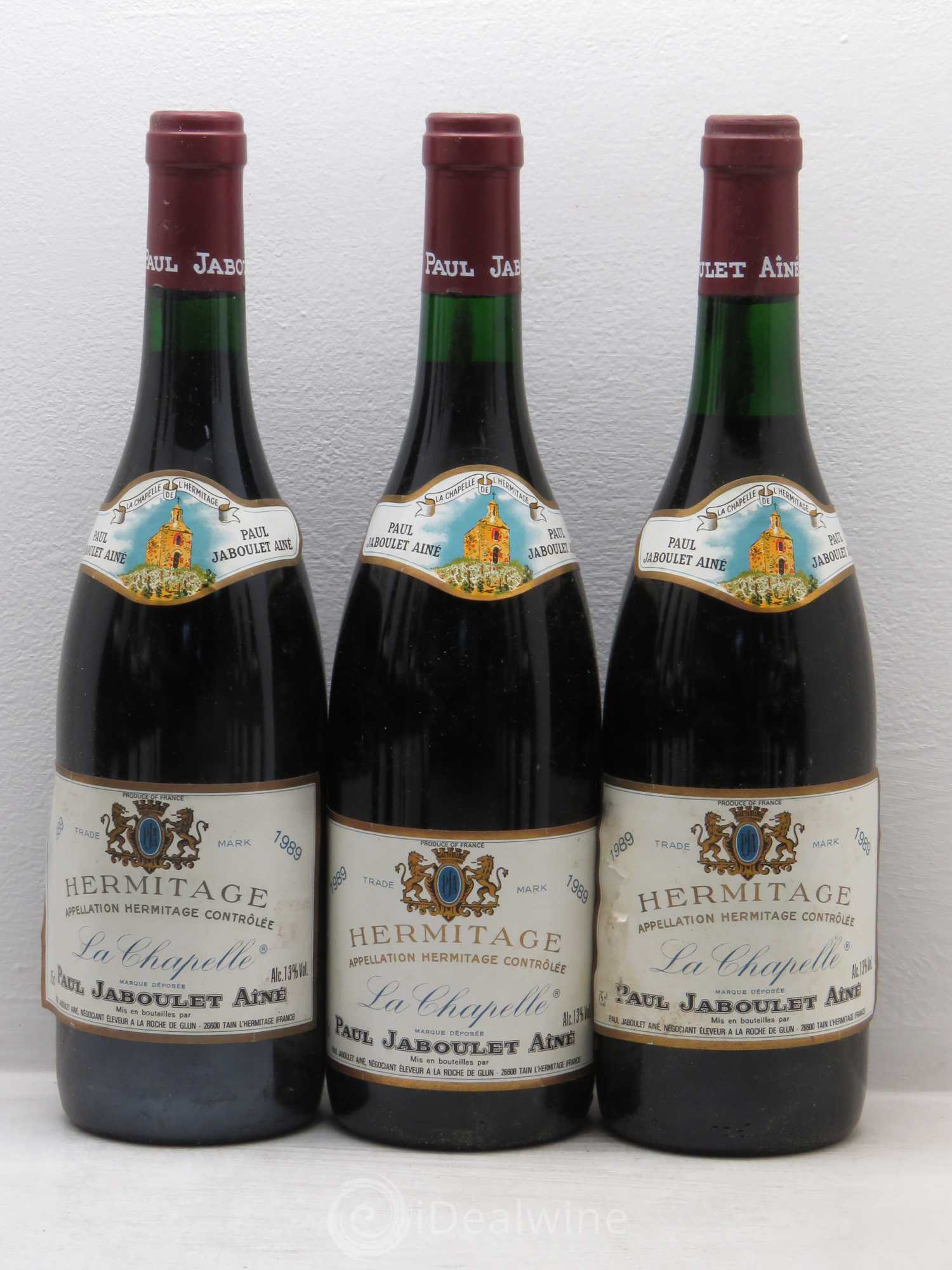 Hermitage La Chapelle Paul Jaboulet Ainé 1989 - Lot de 12 bouteilles - 1