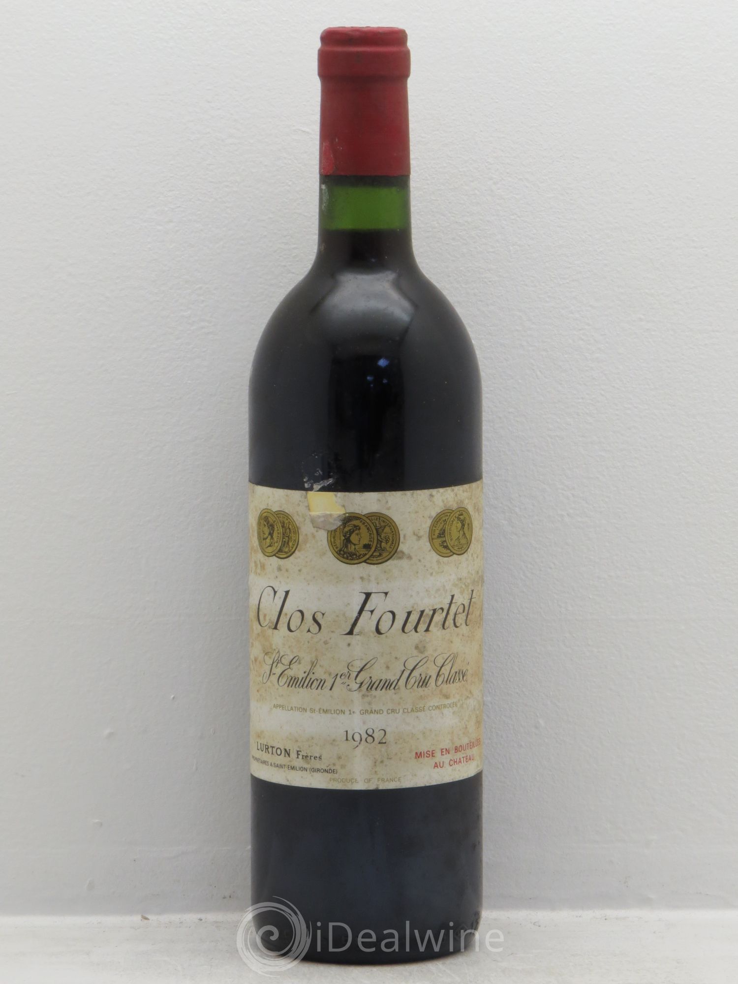 Clos Fourtet 1er Grand Cru Classé B 1982 - Lot de 1 bouteille - 0