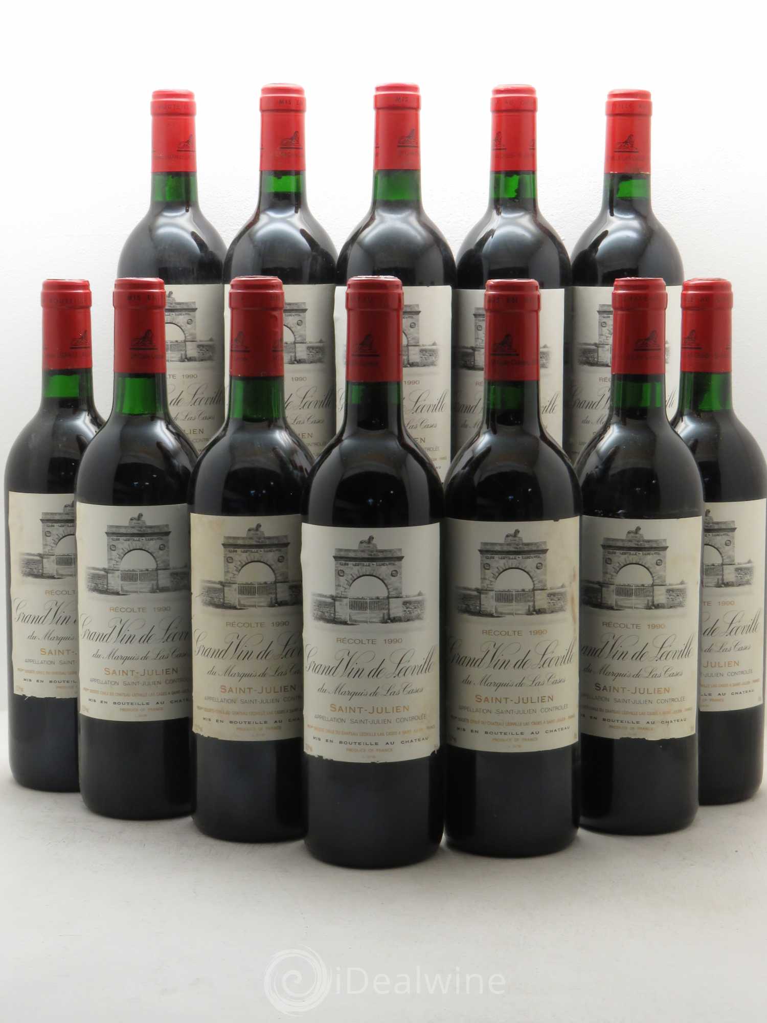 Château Léoville Las Cases 2ème Grand Cru Classé 1990 - Lot de 12 bouteilles - 0