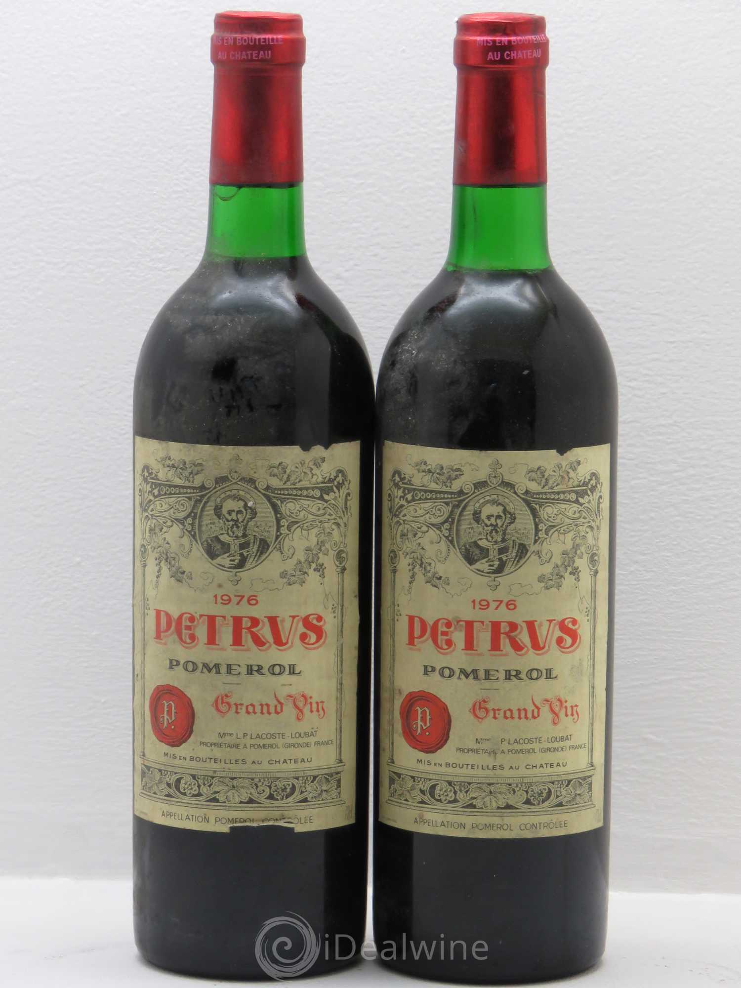 Petrus 1976 - Lot de 2 bouteilles - 0