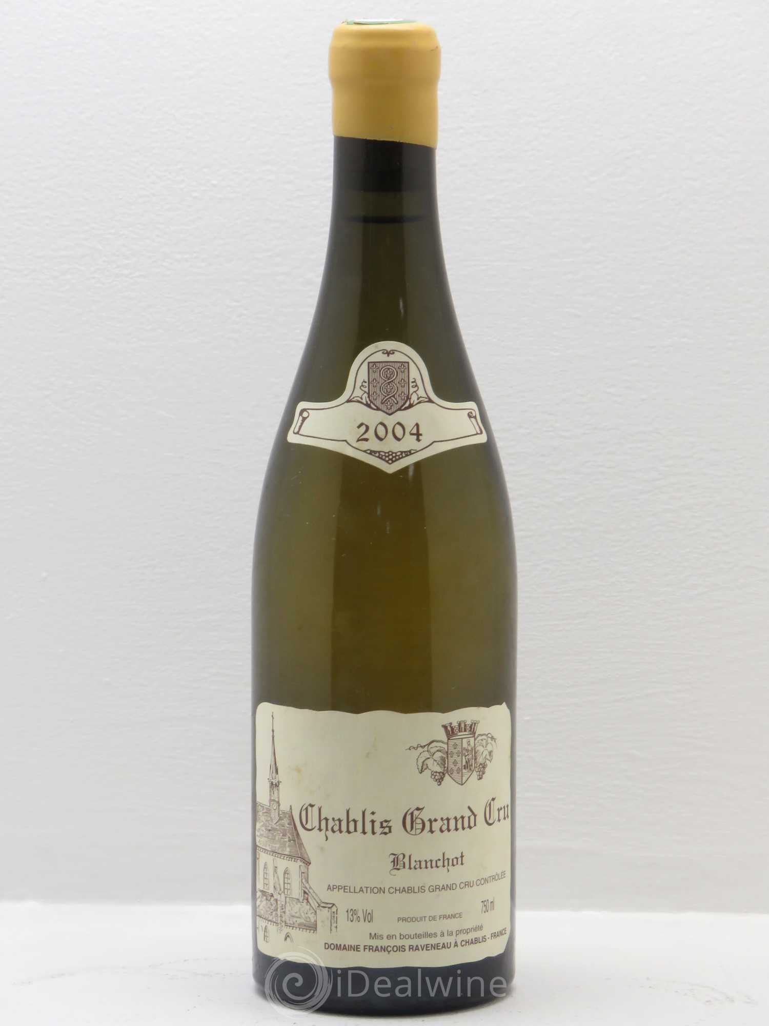 Chablis Grand Cru Blanchot Raveneau (Domaine) 2004 - Lot de 1 bouteille - 0