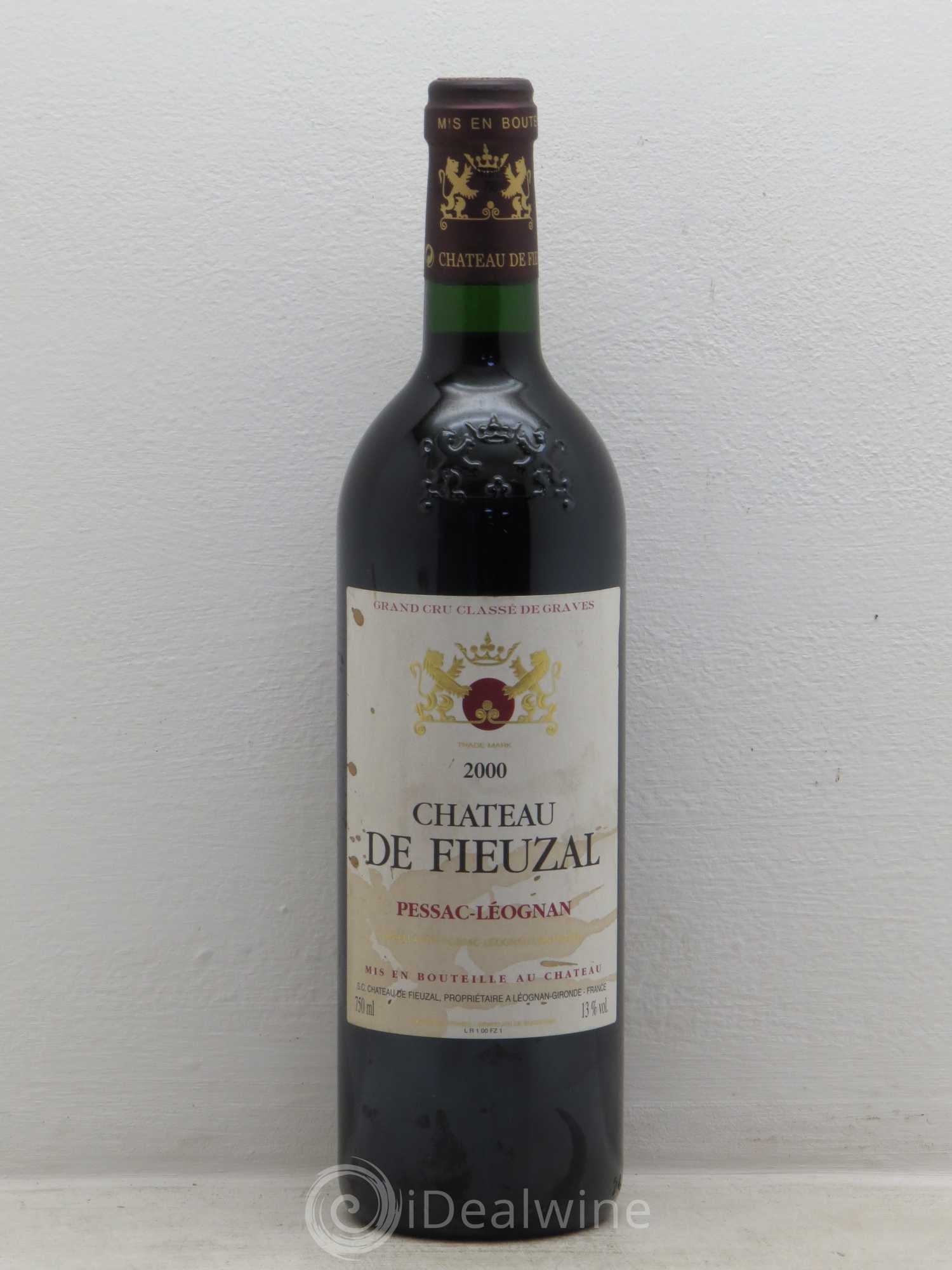 Château de Fieuzal Cru Classé de Graves 2000 - Lot de 1 bouteille - 0