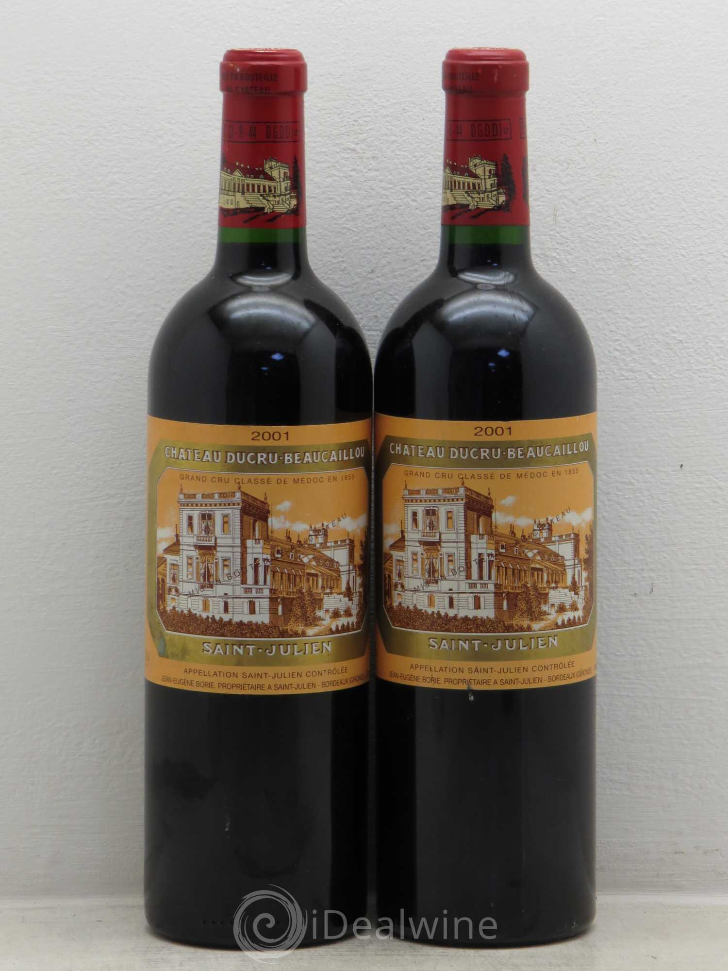 Château Ducru Beaucaillou 2ème Grand Cru Classé 2001 - Lot de 2 bouteilles - 0