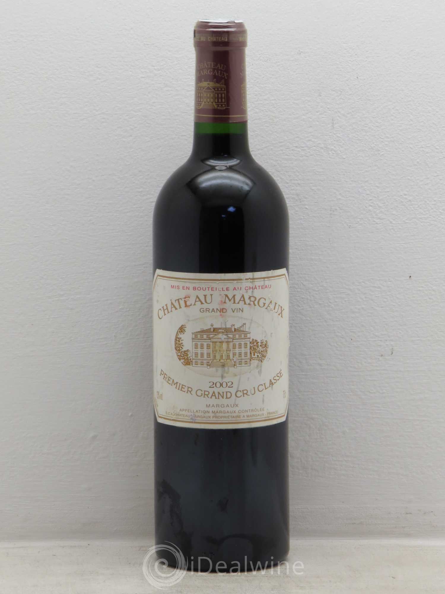 Château Margaux 1er Grand Cru Classé 2002 - Lot de 1 bouteille - 0