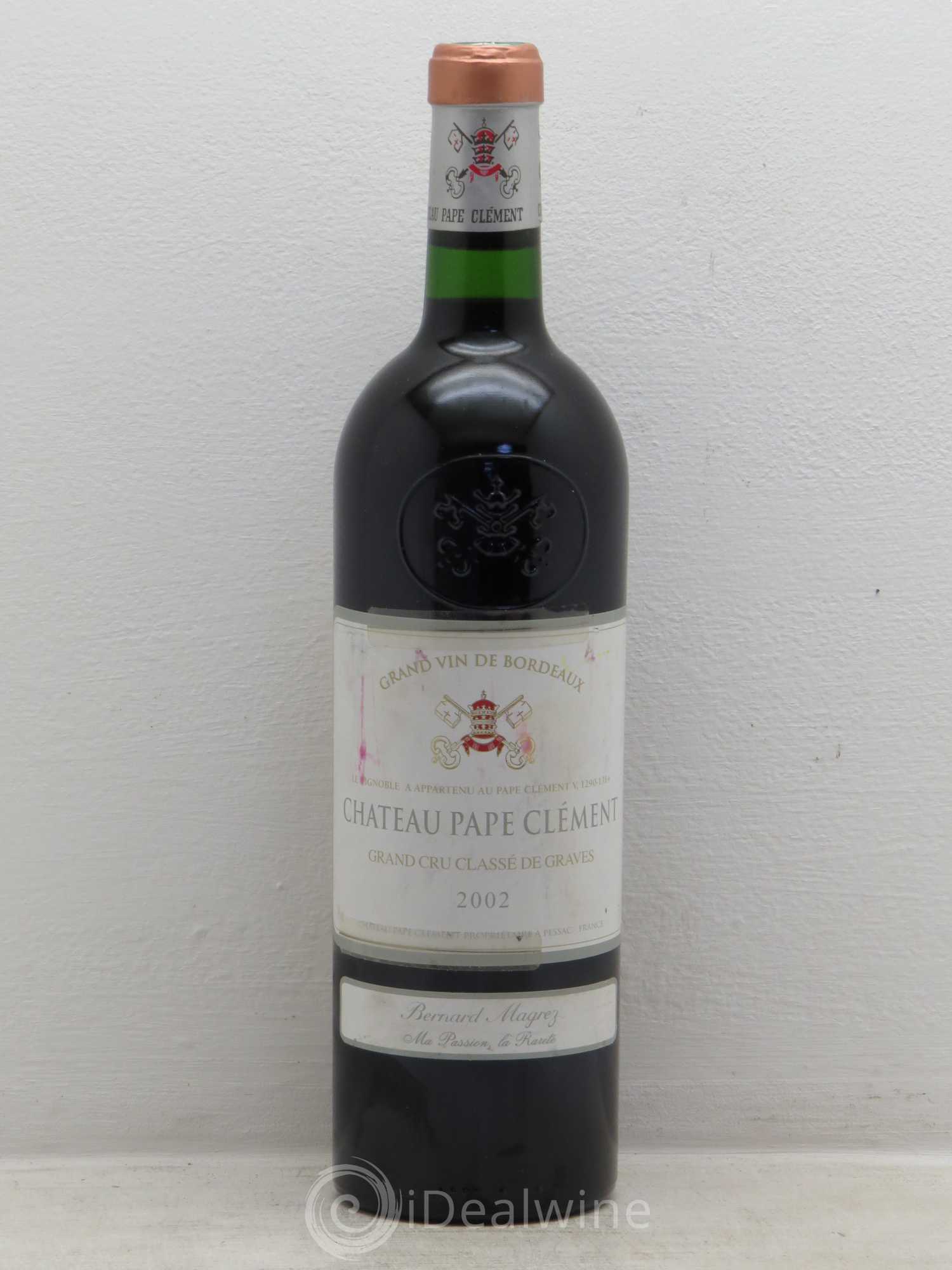 Château Pape Clément Cru Classé de Graves 2002 - Lot de 1 bouteille - 0