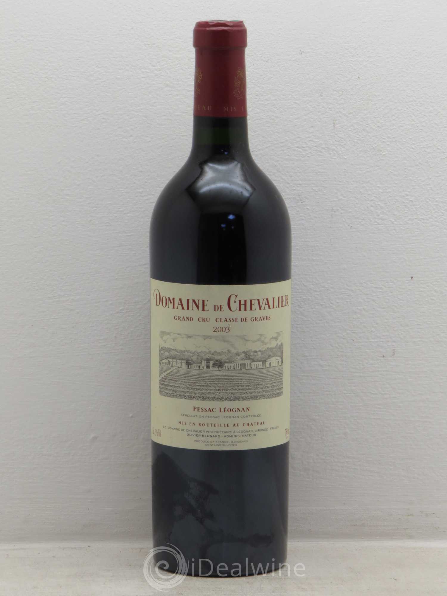 Domaine de Chevalier Cru Classé de Graves 2003 - Lot de 1 bouteille - 0