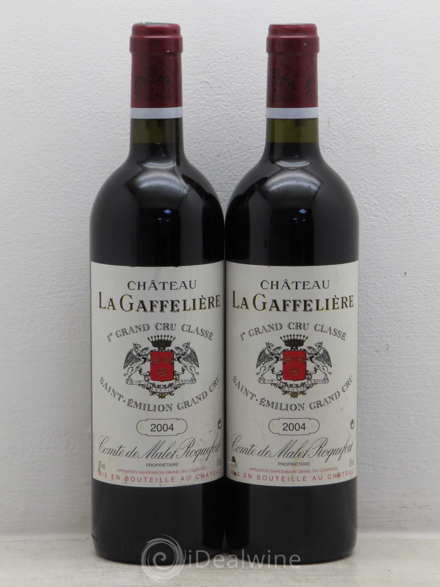 Château la Gaffelière 1er Grand Cru Classé B 2004 - Lot de 2 bouteilles - 0