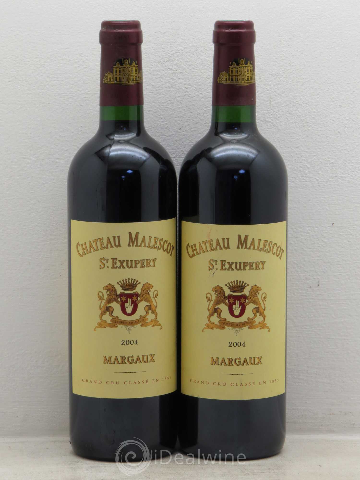 Château Malescot Saint-Exupéry 3ème Grand Cru Classé 2004 - Lot de 2 bouteilles - 0