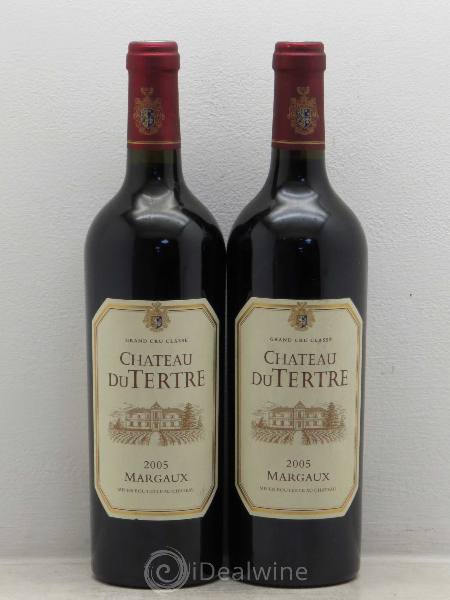 Château du Tertre 5ème Grand Cru Classé 2005 - Lot de 2 bouteilles - 0