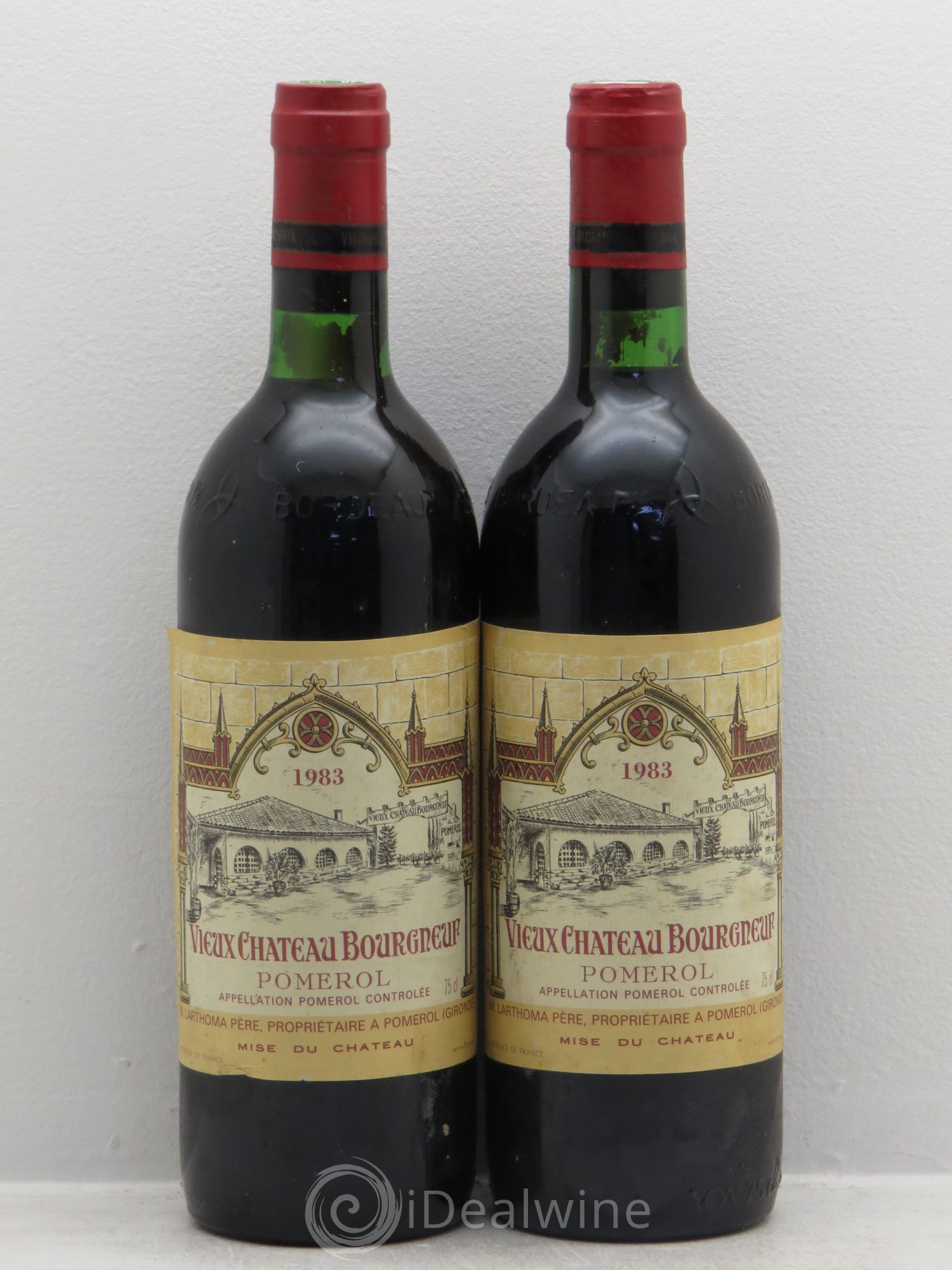 Vieux Château Bourgneuf 1983 - Lot de 2 bouteilles - 0