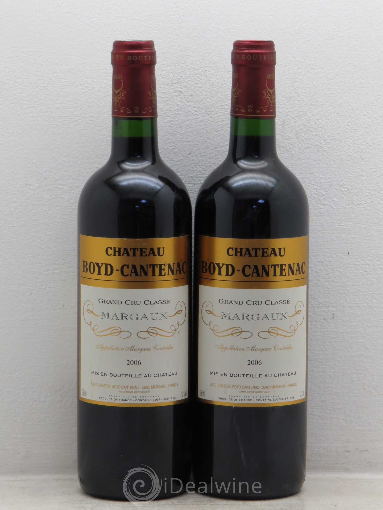 Château Boyd Cantenac 3ème Grand Cru Classé 2006 - Lot de 2 bouteilles - 0