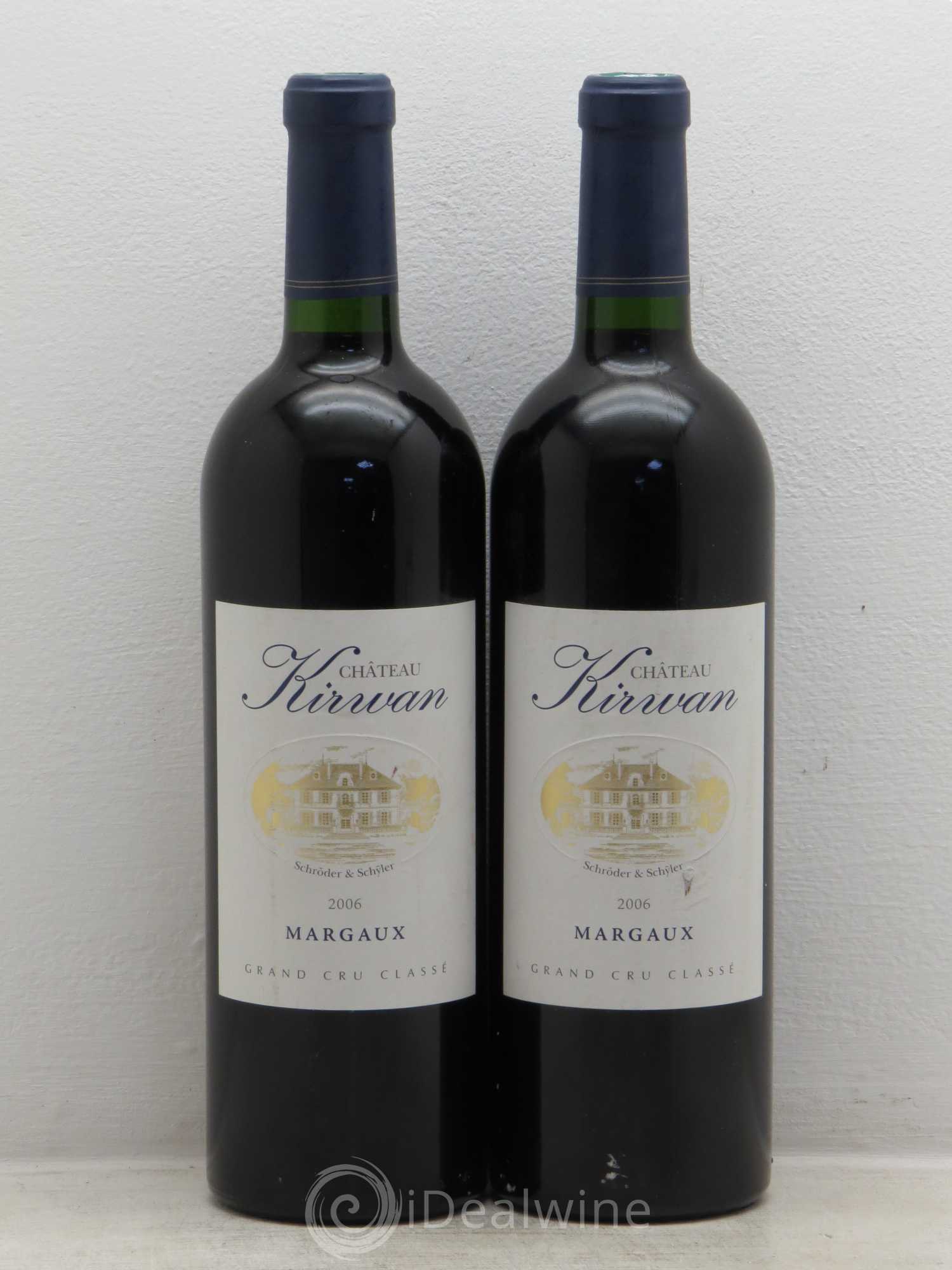 Château Kirwan 3ème Grand Cru Classé 2006 - Lot de 2 bouteilles - 0
