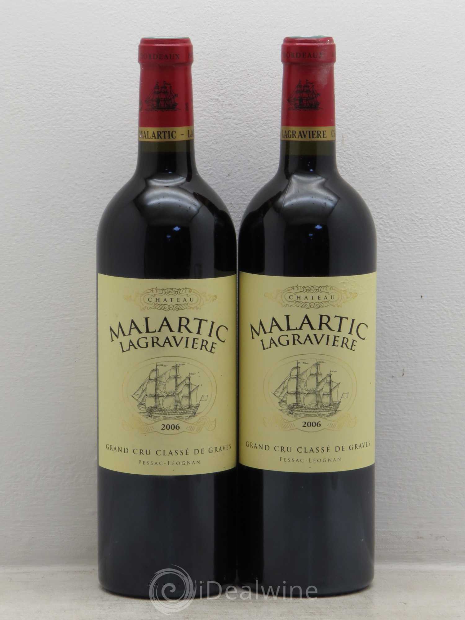 Château Malartic-Lagravière Cru Classé de Graves 2006 - Lot de 2 bouteilles - 0