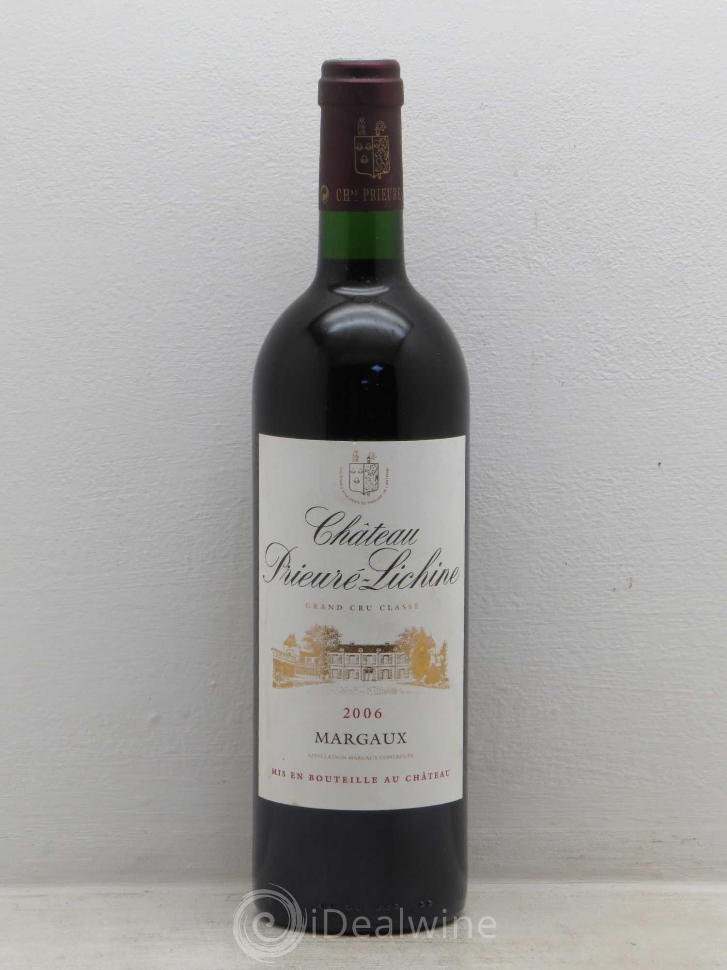 Château Prieuré Lichine 4ème Grand Cru Classé 2006 - Lot de 1 bouteille - 0