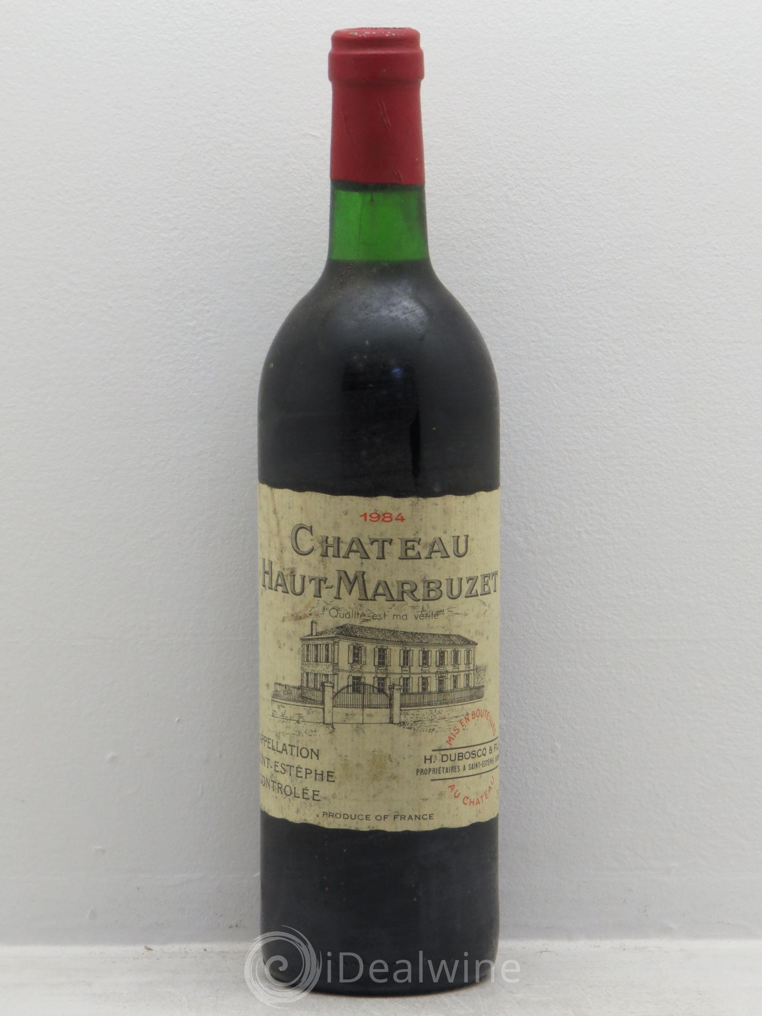 Château Haut Marbuzet 1984 - Lot de 1 bouteille - 0