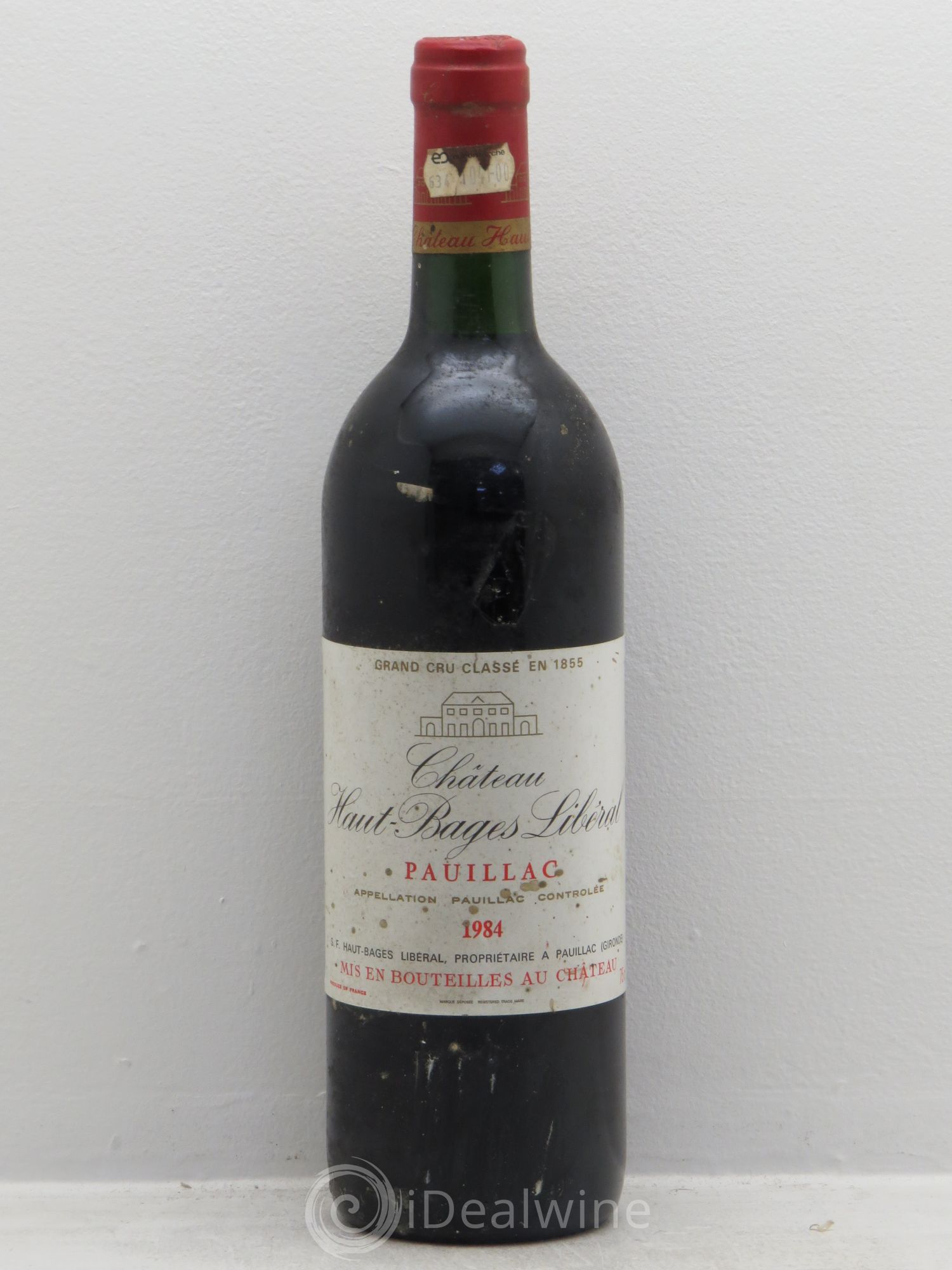 Château Haut Bages Libéral 5ème Grand Cru Classé 1984 - Lot de 1 bouteille - 0