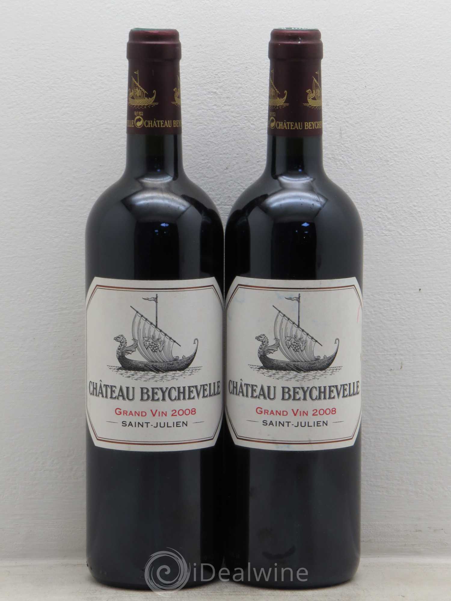Château Beychevelle 4ème Grand Cru Classé 2008 - Lot de 2 bouteilles - 0