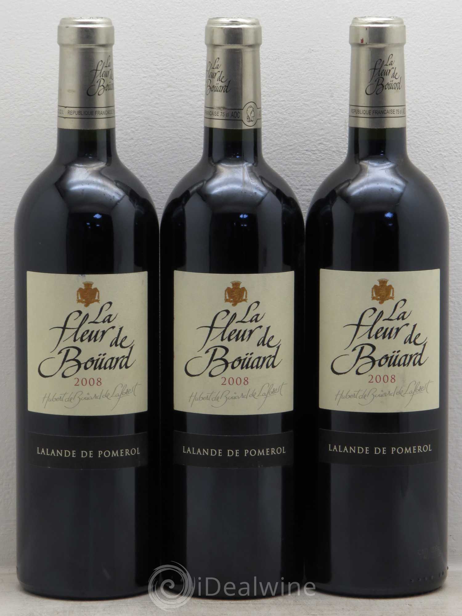 Bordeaux Château La FLeur de Bouard Lalande de Pomerol 2008 - Posten von 3 Flaschen - 0