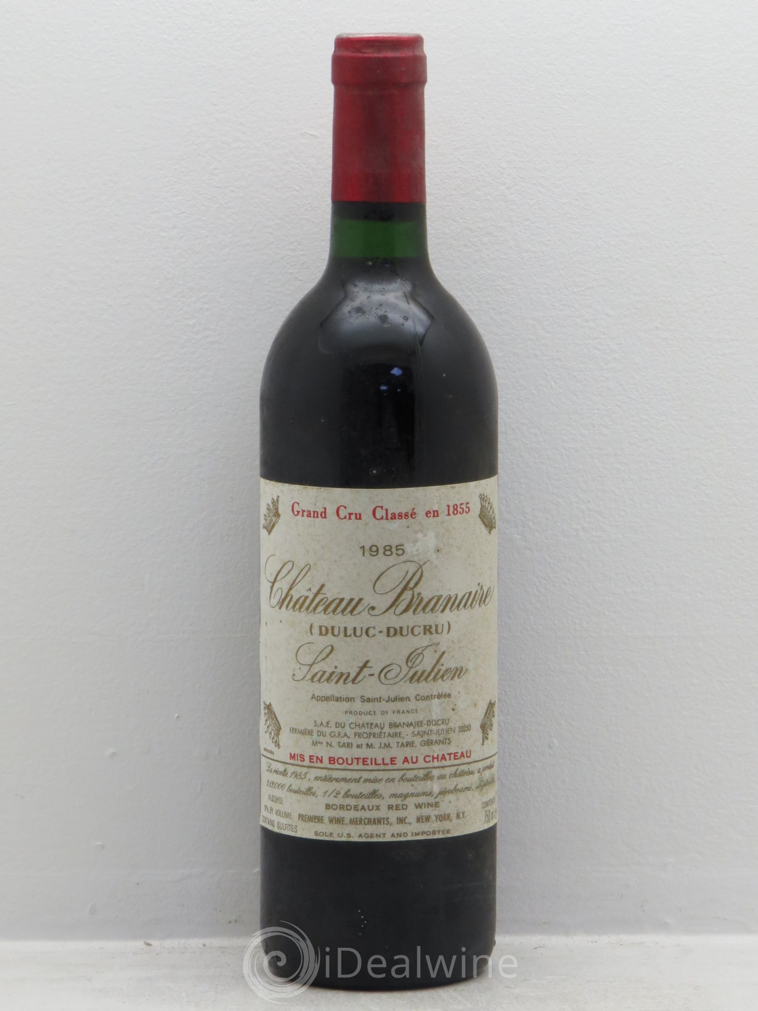 Château Branaire Ducru 4ème Grand Cru Classé 1985 - Lot de 1 bouteille - 0