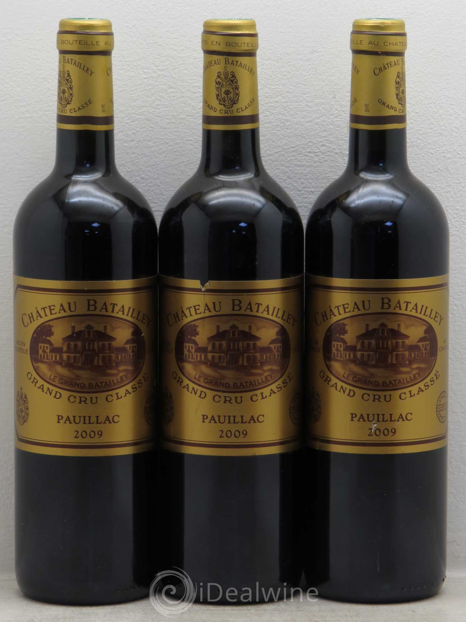Château Batailley 5ème Grand Cru Classé 2009 - Lot de 3 bouteilles - 0