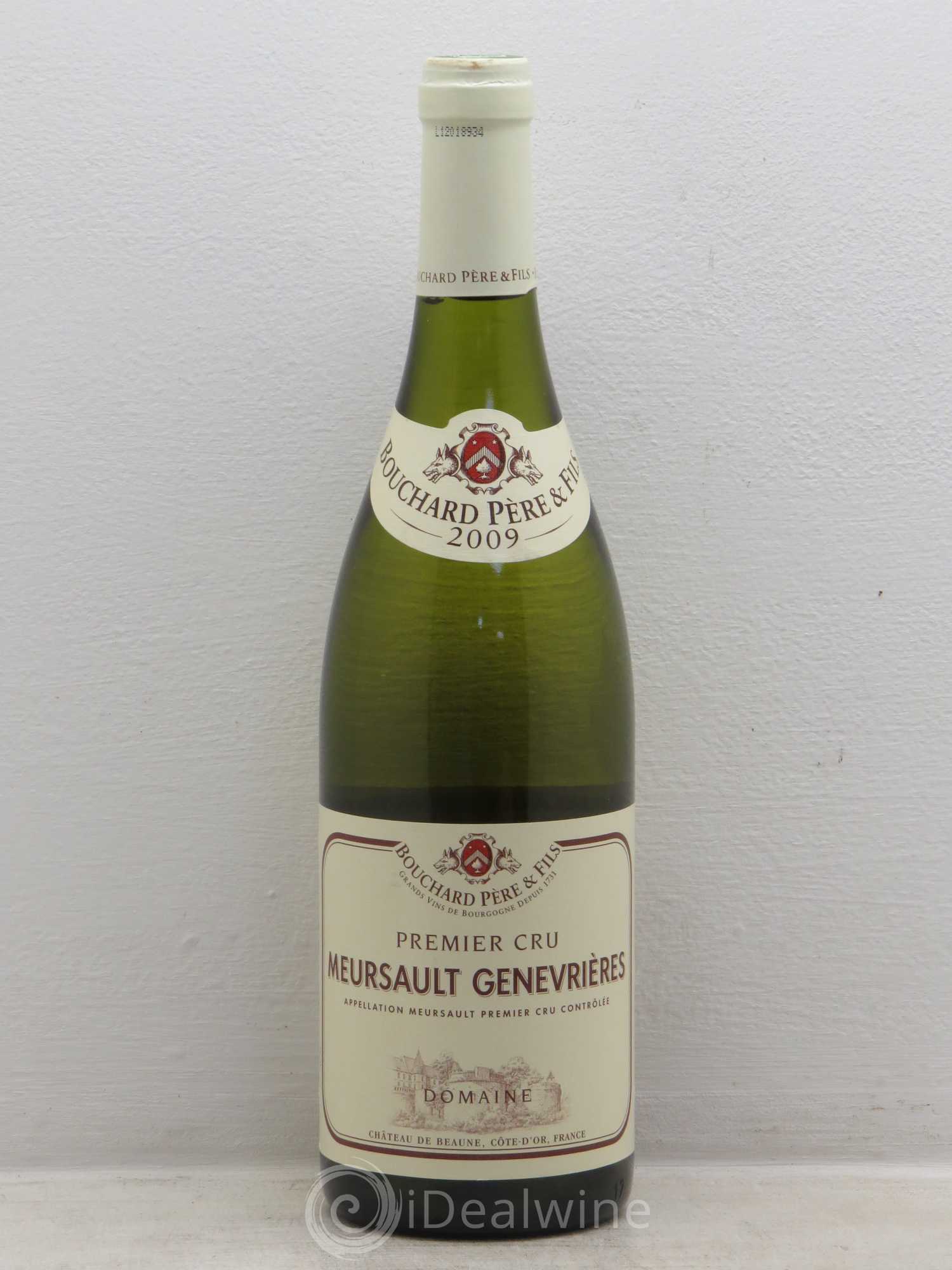 Meursault 1er Cru Genevrières Bouchard Père & Fils 2009 - Lot de 1 bouteille - 0