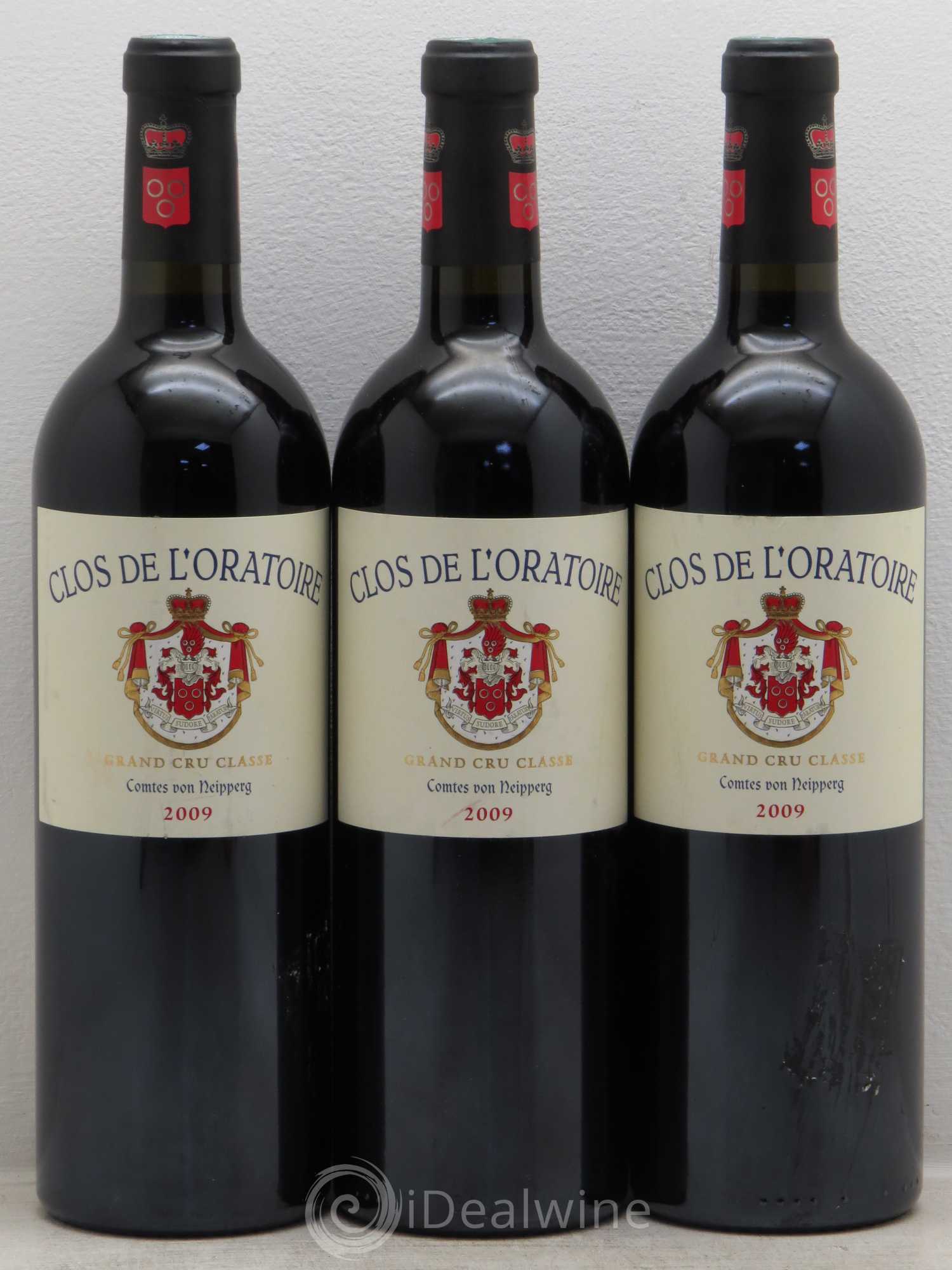 Clos de l'Oratoire Grand Cru Classé 2009 - Lot de 3 bouteilles - 0