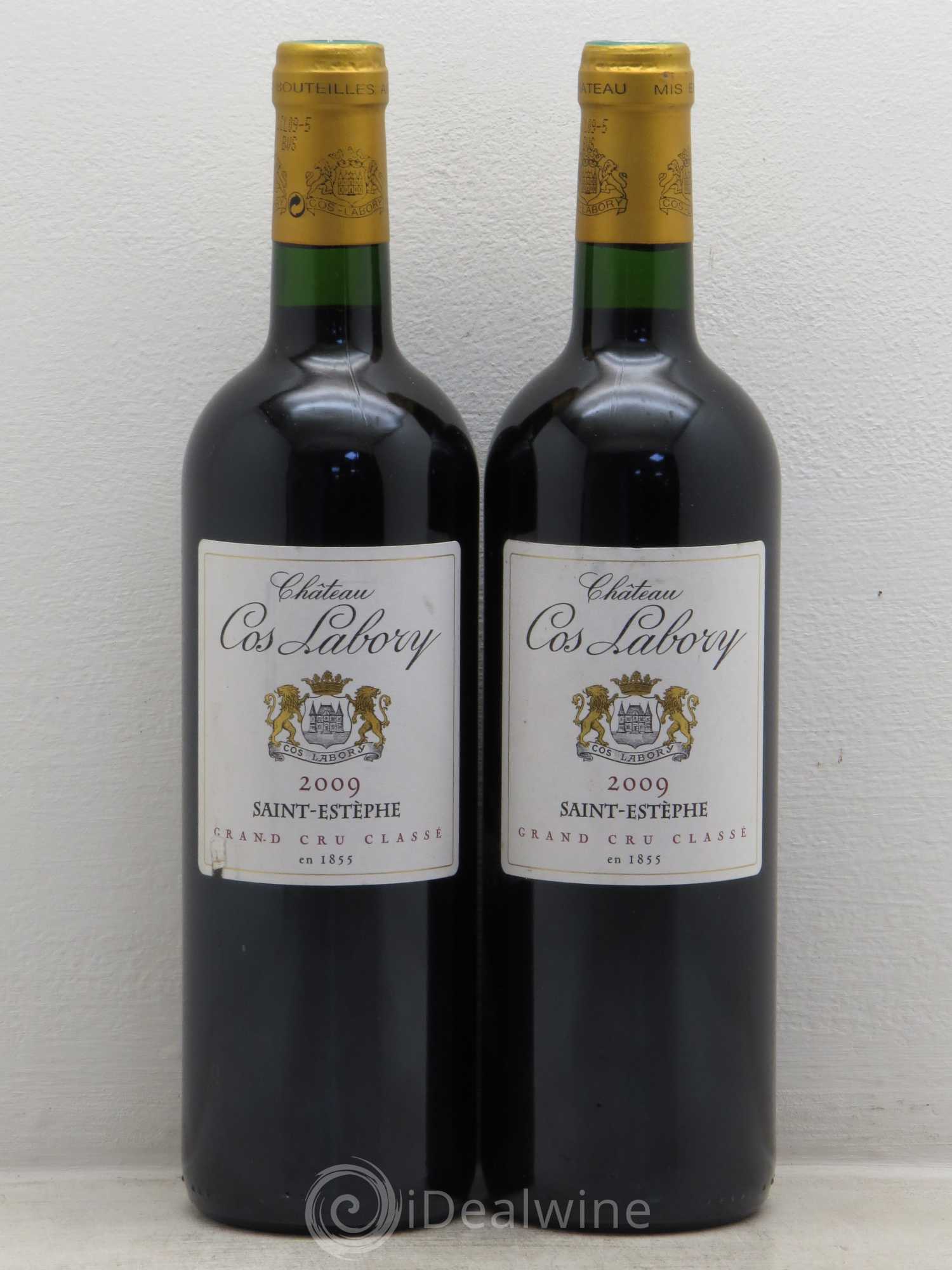 Château Cos Labory 5ème Grand Cru Classé 2009 - Lot de 2 bouteilles - 0