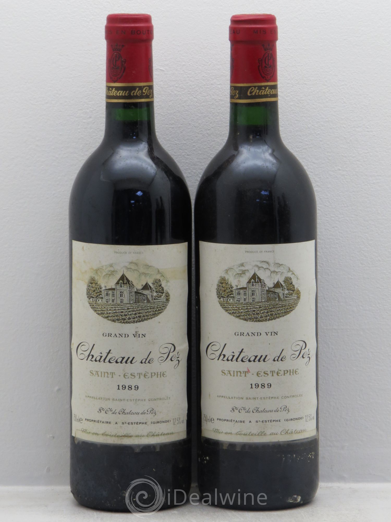 Château de Pez 1989 - Lot de 2 bouteilles - 0