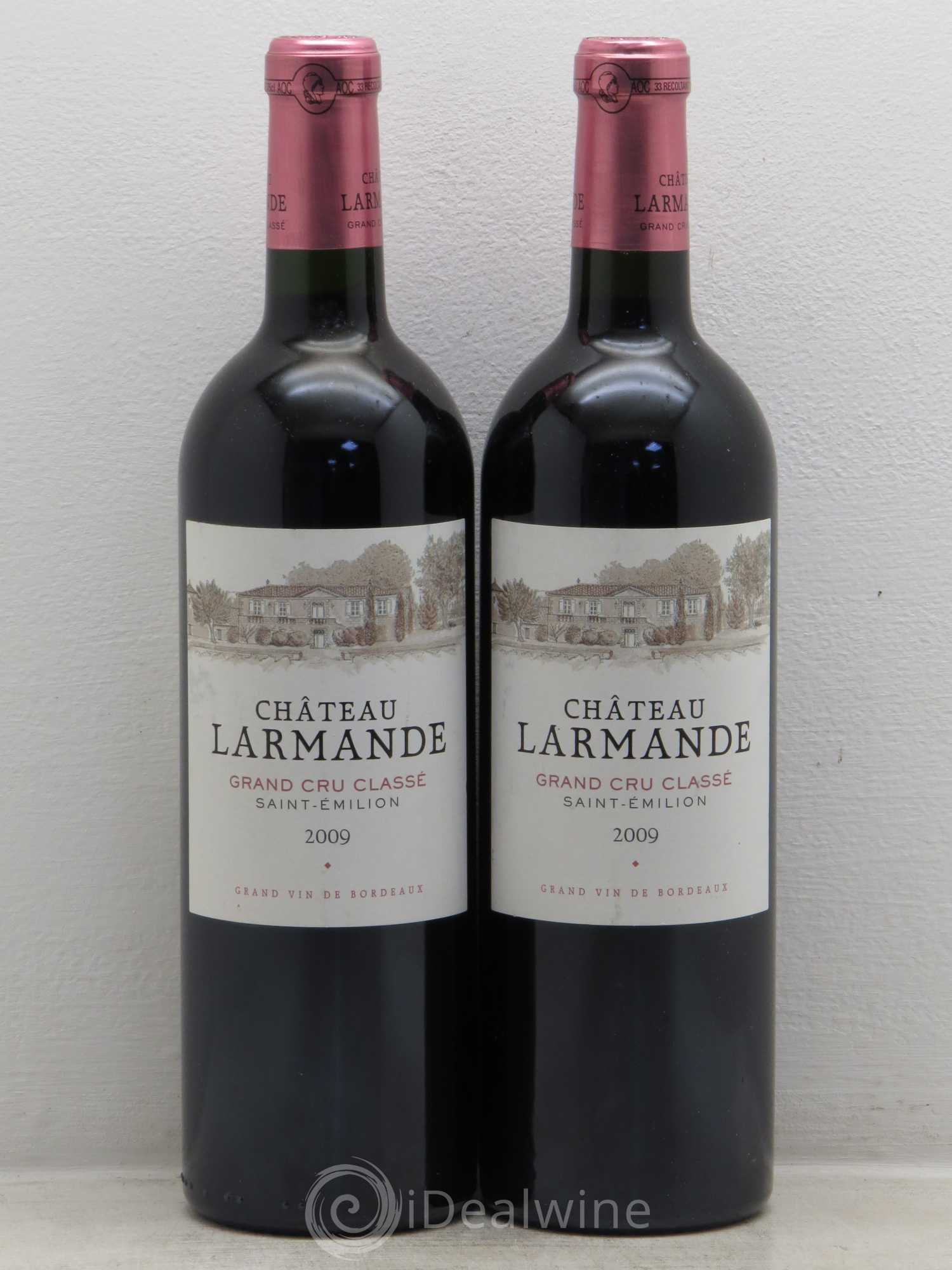 Château Larmande Grand Cru Classé 2009 - Lot de 2 bouteilles - 0
