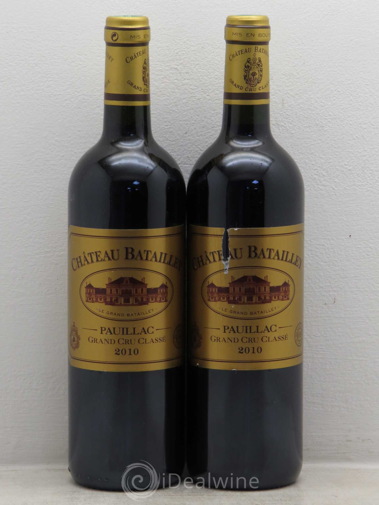 Château Batailley 5ème Grand Cru Classé 2010 - Lot de 2 bouteilles - 0