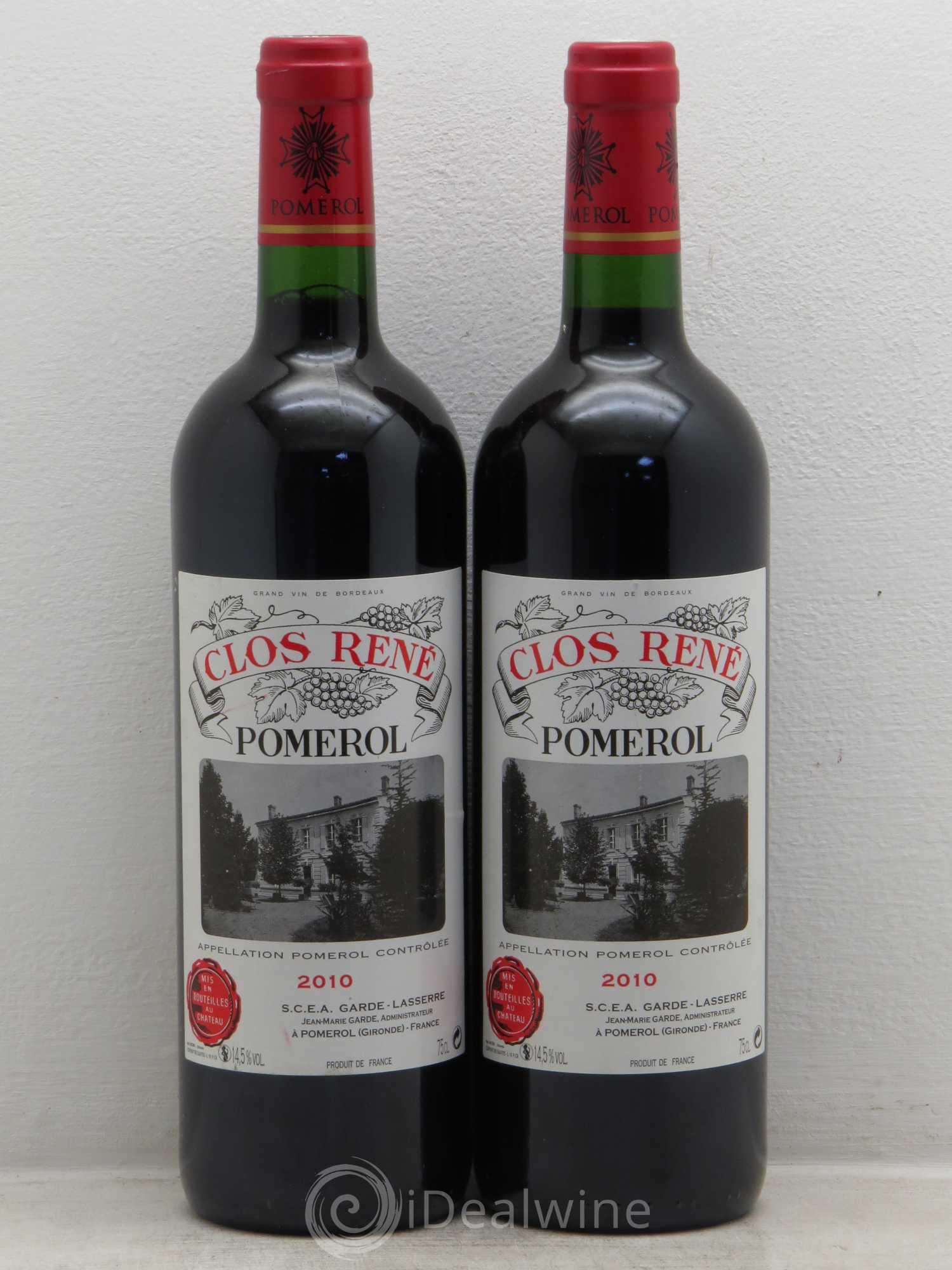 Clos René 2010 - Lot de 2 bouteilles - 0