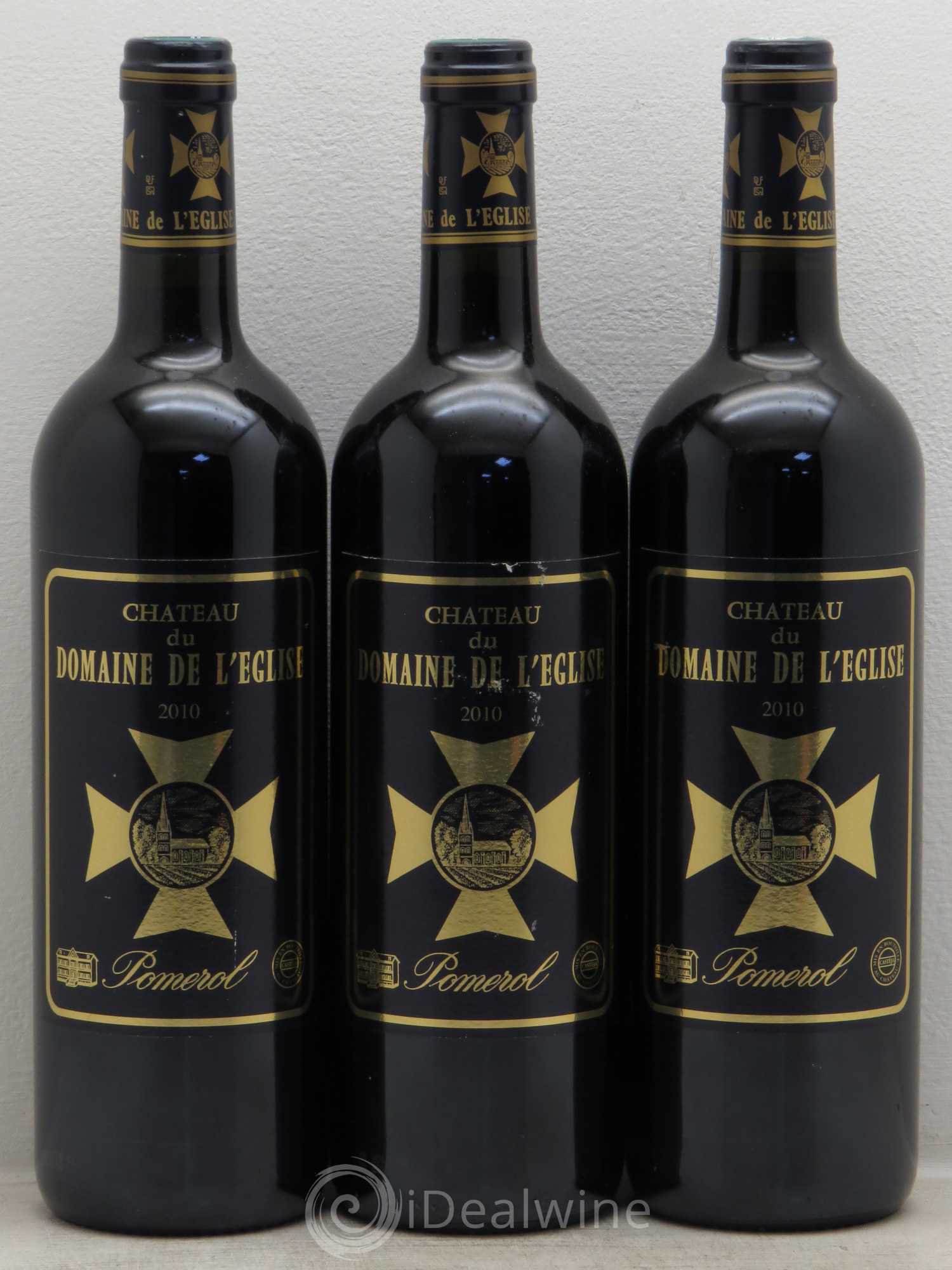 Château du Domaine de l'Église 2010 - Lot de 3 bouteilles - 0