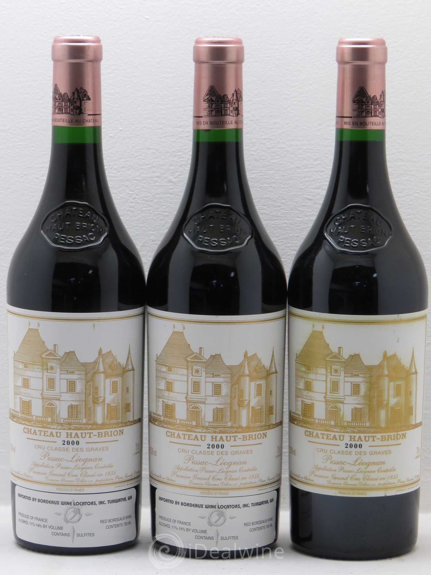 Château Haut Brion 1er Grand Cru Classé 2000 - Lot de 12 bouteilles - 3